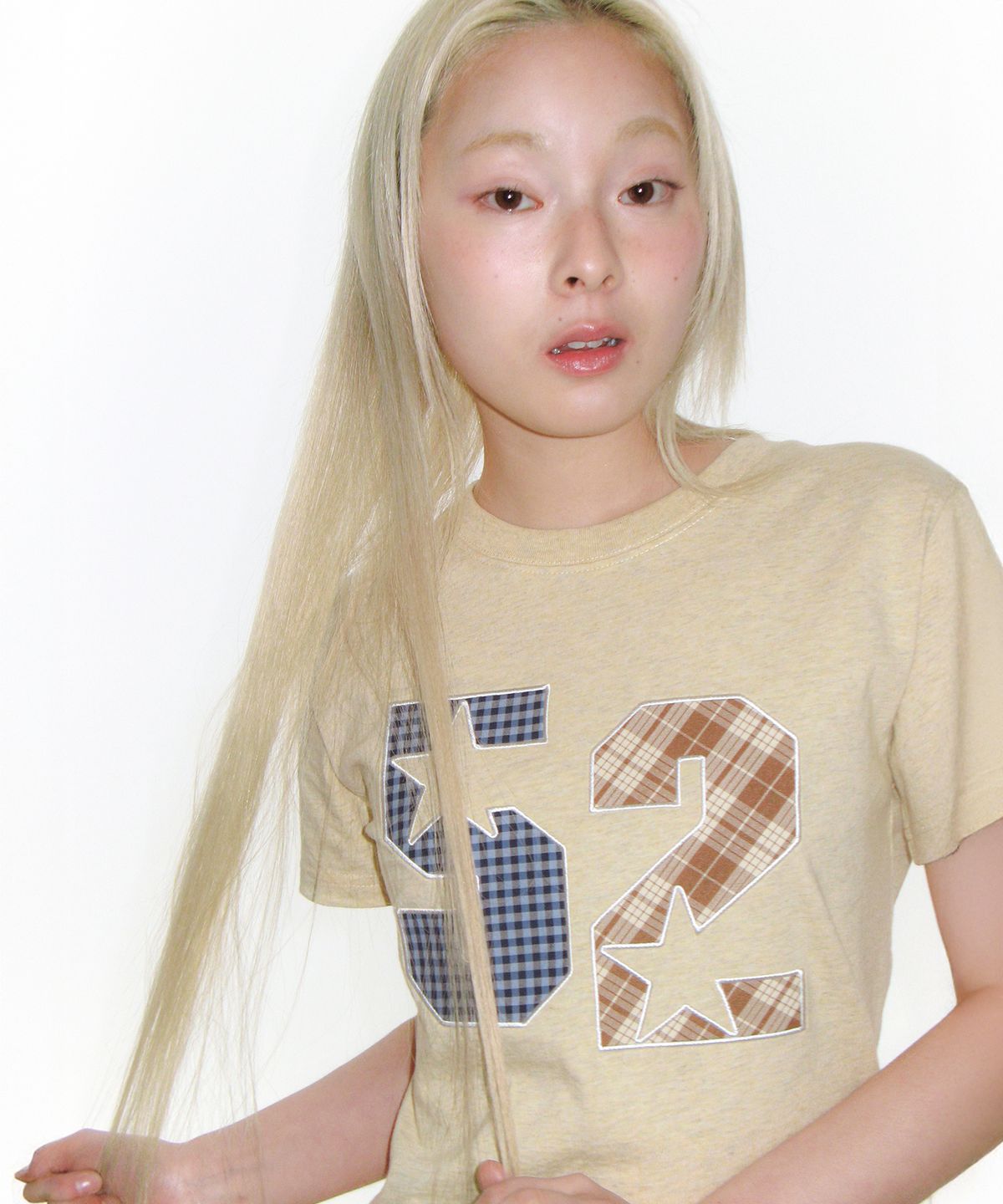 아메스 월드와이드(AMES-WORLDWIDE) 52 APPLIQUE TEE YELLOW