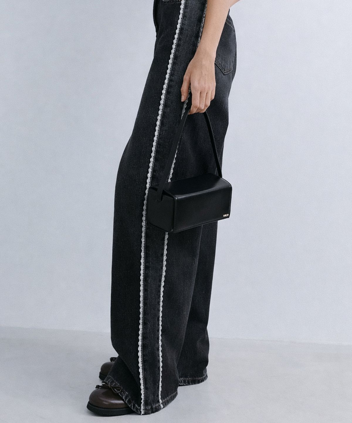 에핑글러(EPINGLER) DENIM LACEBOUND - BLACK