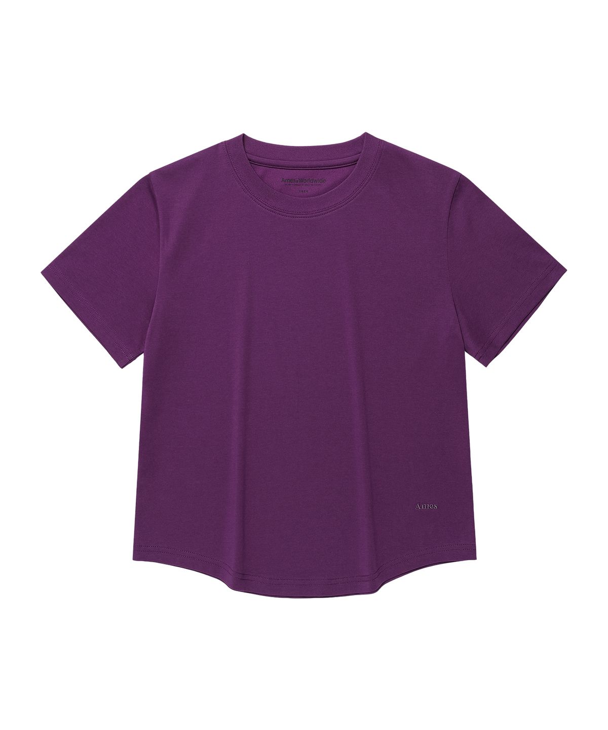 아메스 월드와이드(AMES-WORLDWIDE) [2 PACK] AMES COOL ROUND HEM CROP TEE