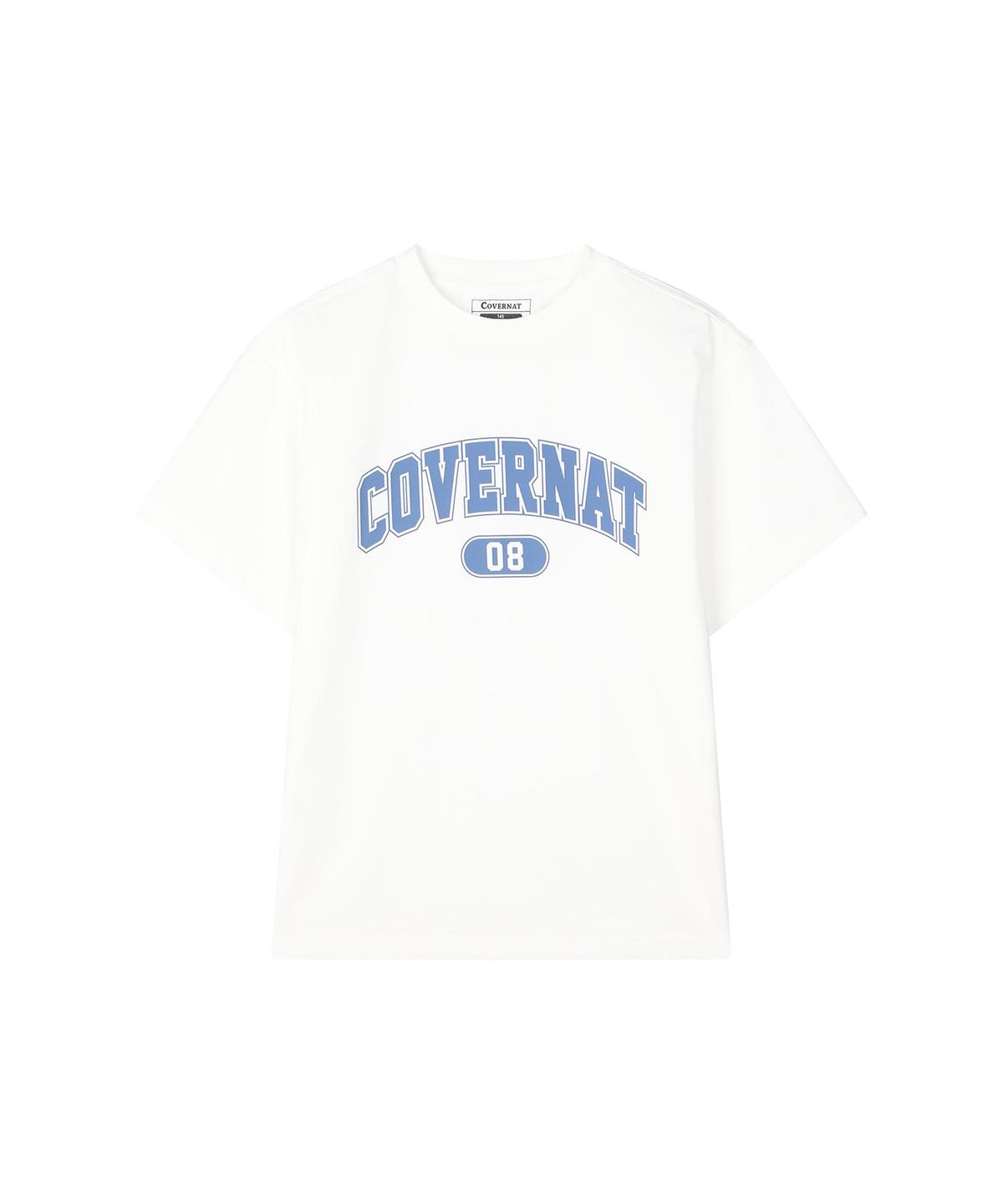 커버낫 키즈(COVERNAT KIDS) 아치로고 티셔츠 커버셋 화이트 CK2602SU01WH