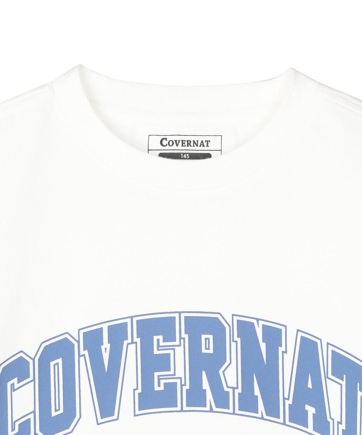 커버낫 키즈(COVERNAT KIDS) 아치로고 티셔츠 커버셋 화이트 CK2602SU01WH