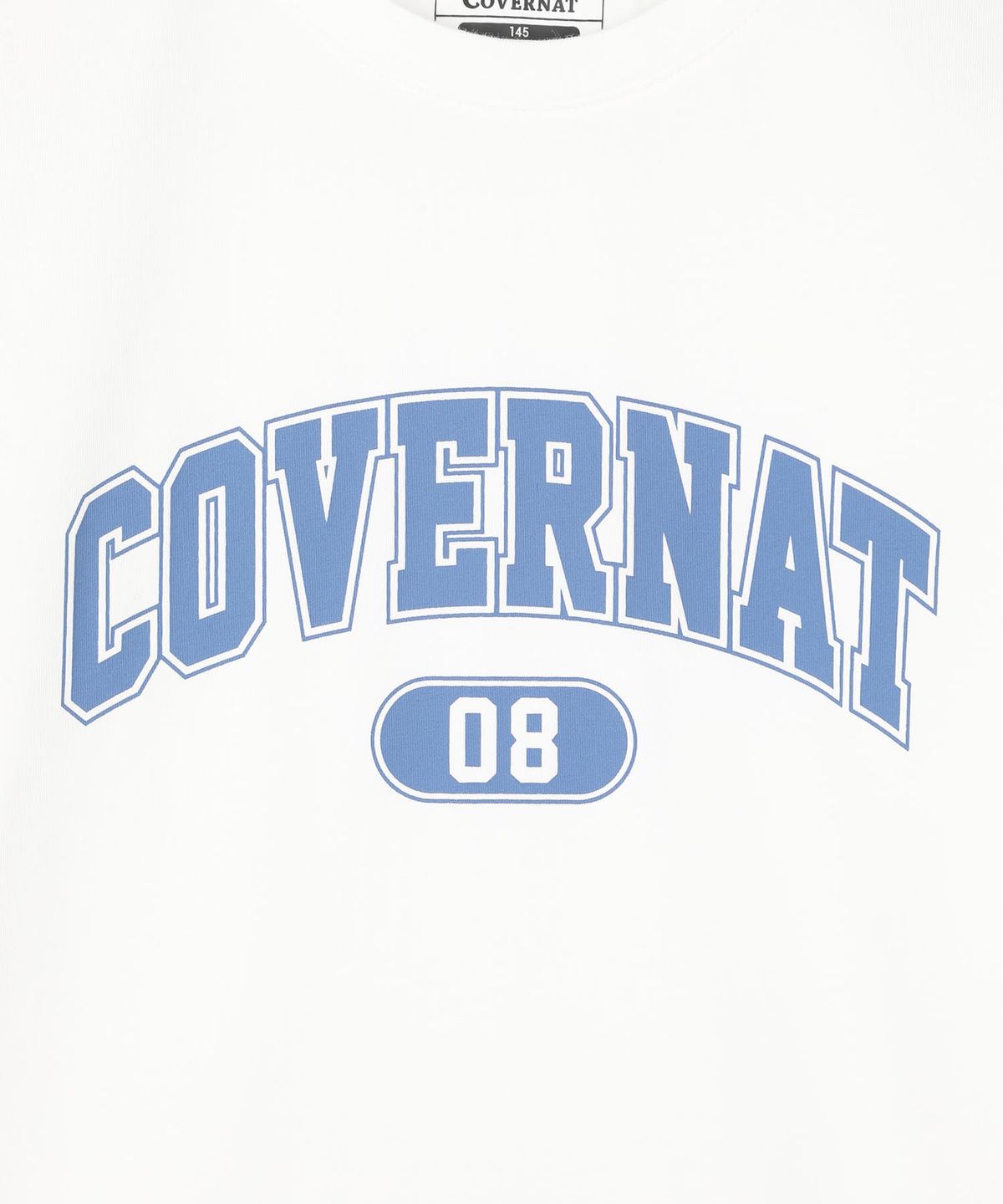 커버낫 키즈(COVERNAT KIDS) 아치로고 티셔츠 커버셋 화이트 CK2602SU01WH
