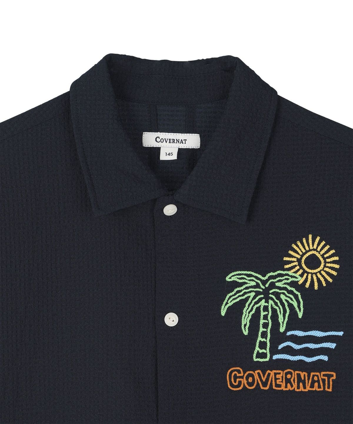 커버낫 키즈(COVERNAT KIDS) 오션브리즈 셔츠 네이비 CK2602SS26NA