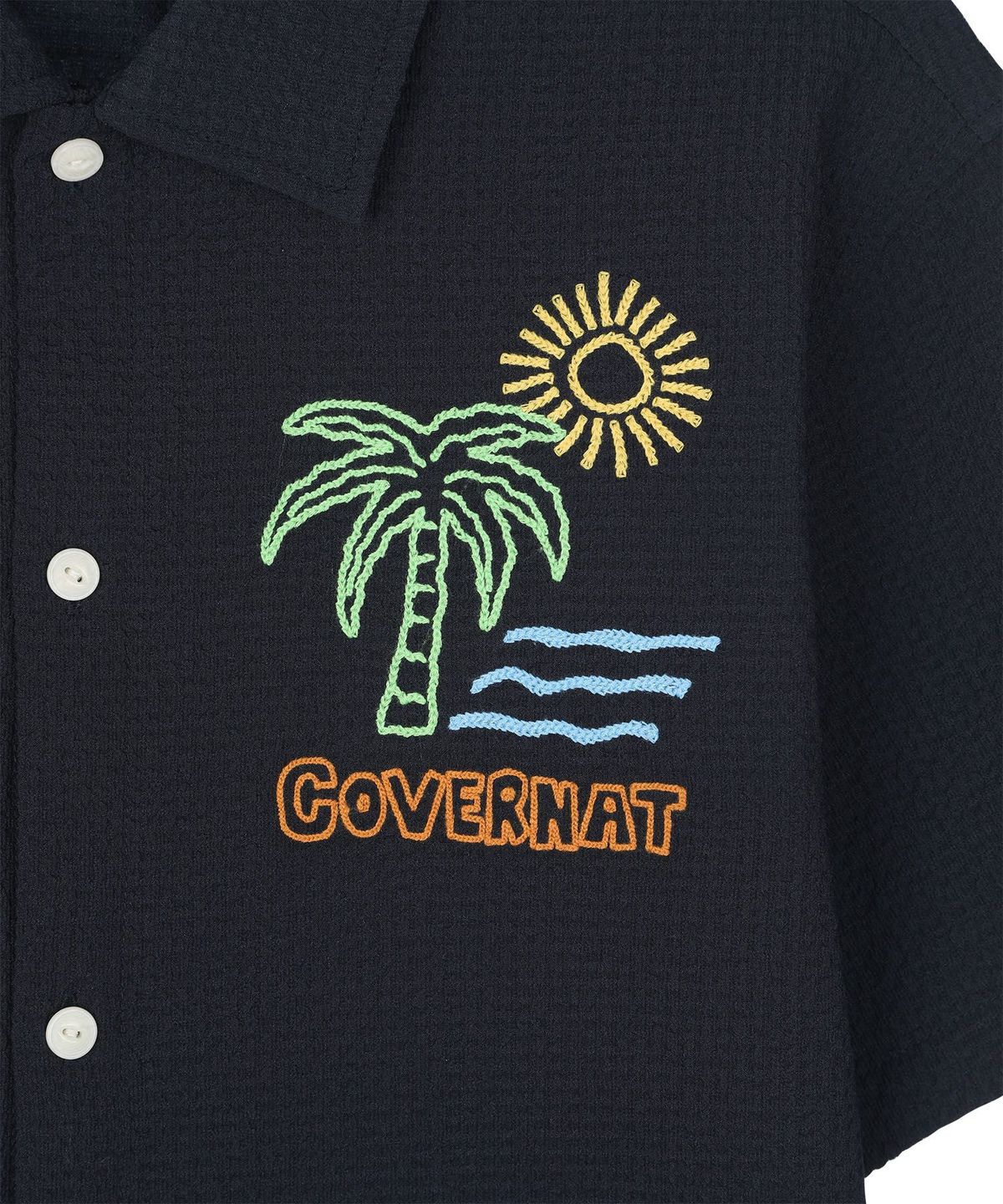 커버낫 키즈(COVERNAT KIDS) 오션브리즈 셔츠 네이비 CK2602SS26NA