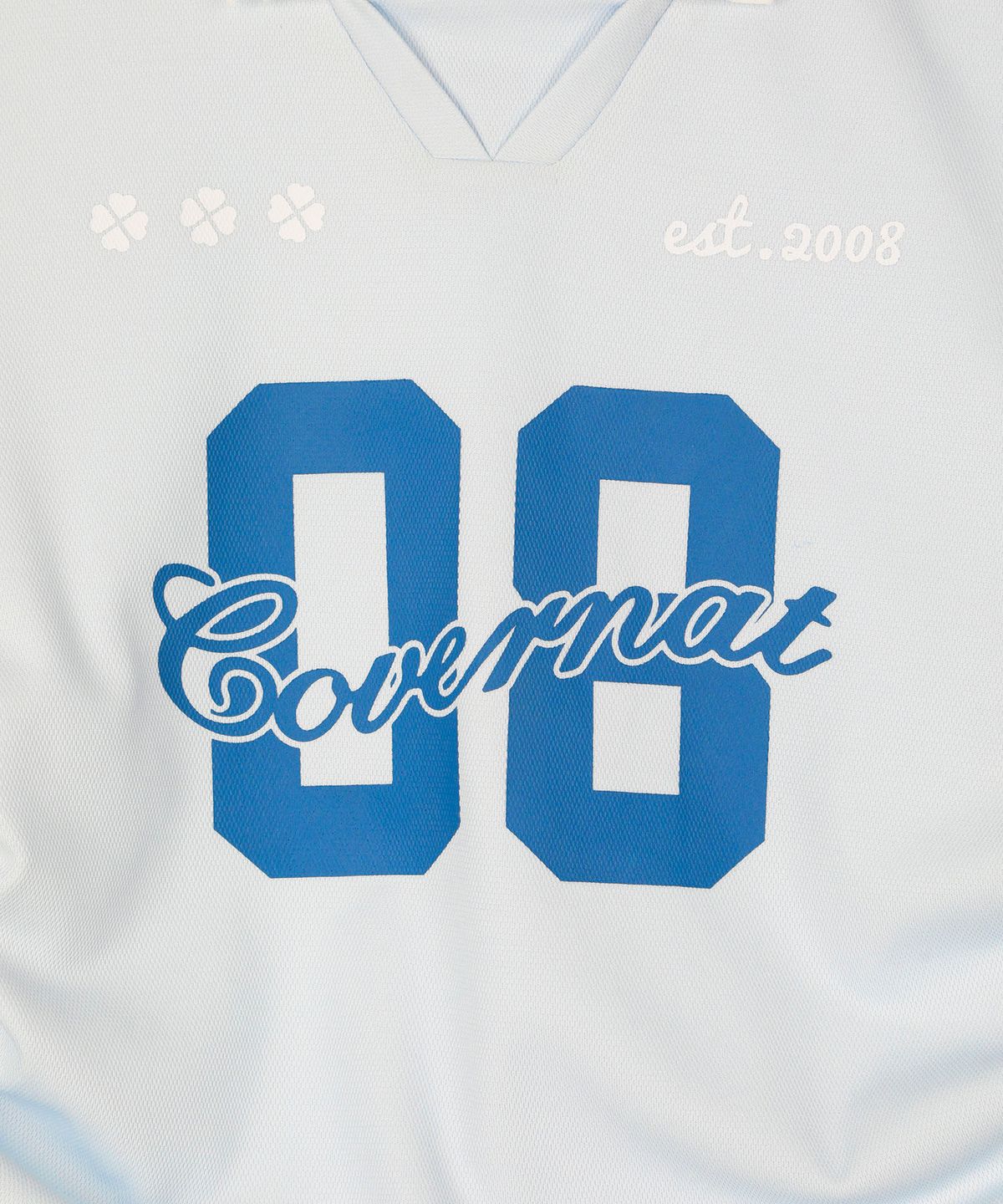 커버낫 키즈(COVERNAT KIDS) 타이포 사이드 스트링 카라티셔츠 라이트블루 CK2602ST78LB