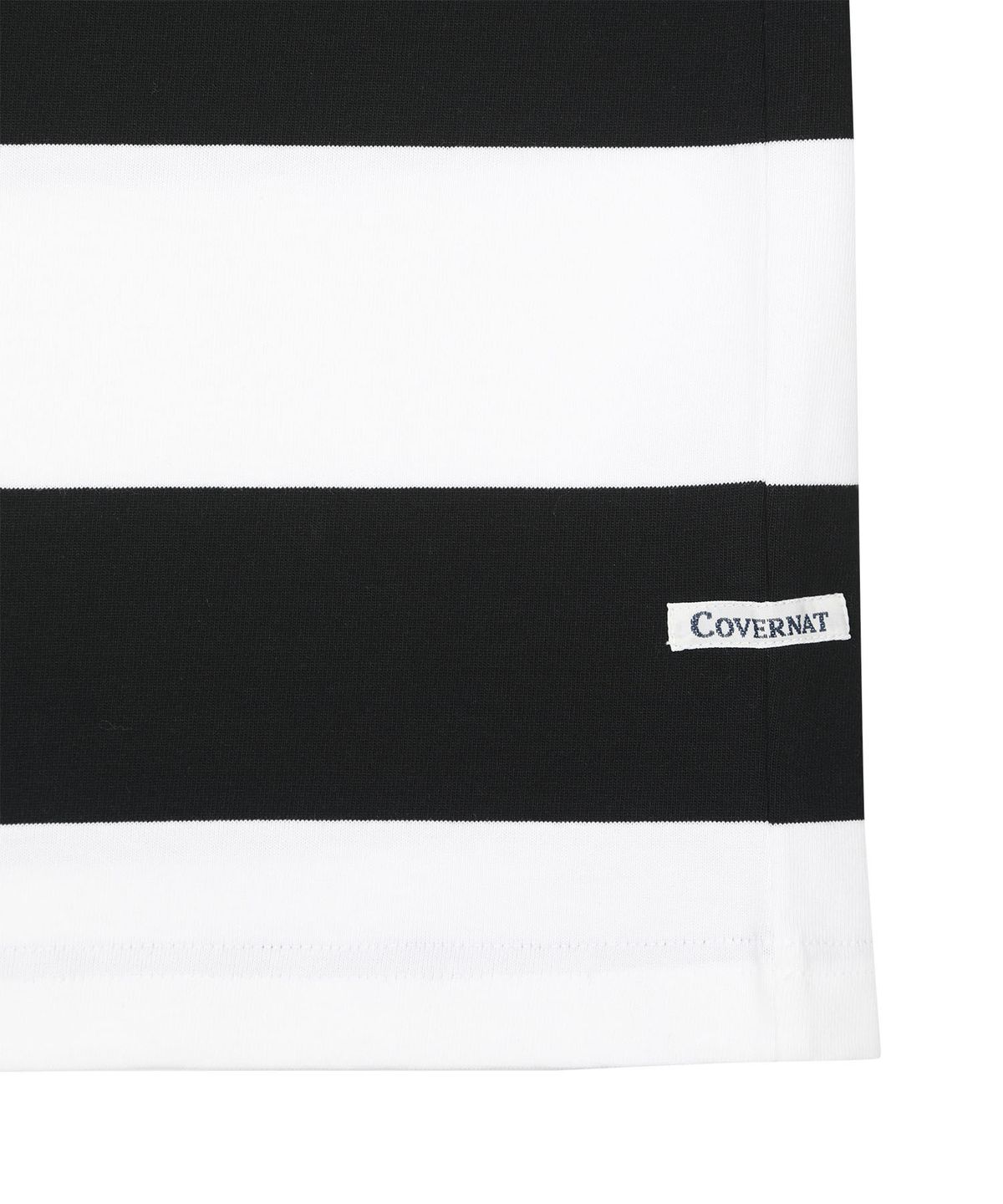 커버낫 키즈(COVERNAT KIDS) 럭비 스트라이프 티셔츠 블랙 CK2602STT4BK