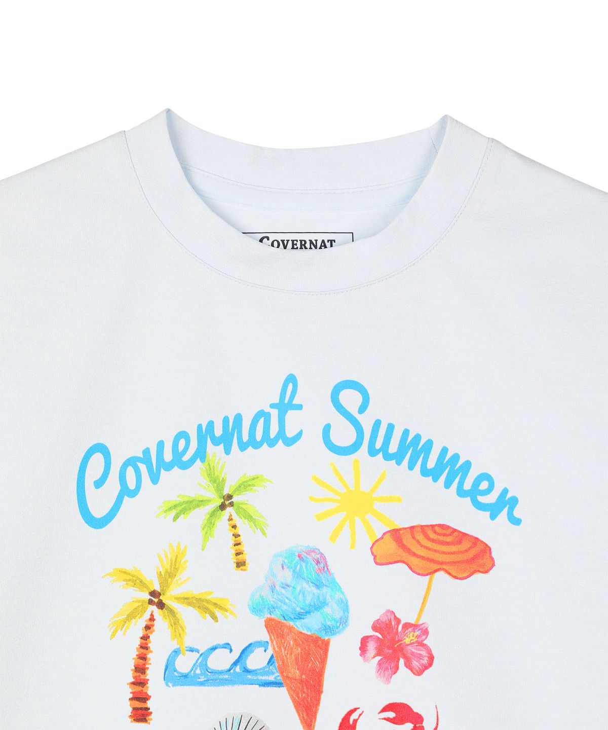 커버낫 키즈(COVERNAT KIDS) 아일랜드 써머 티셔츠 라이트 블루 CK2602ST76LB