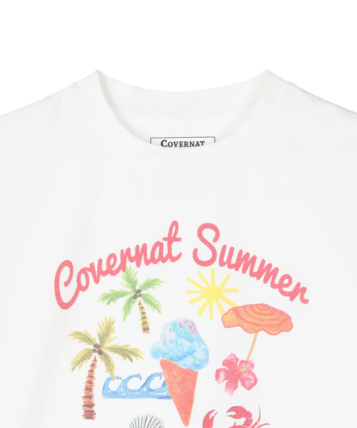 커버낫 키즈(COVERNAT KIDS) 아일랜드 써머 티셔츠 화이트 CK2602ST76WH