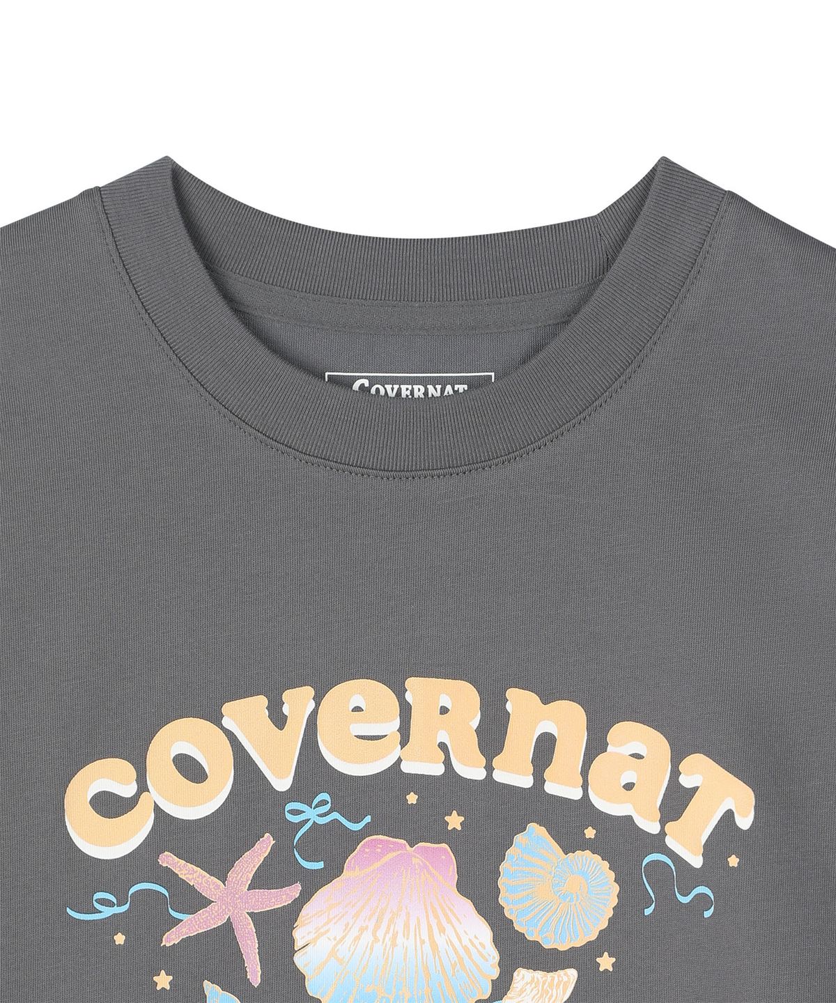 커버낫 키즈(COVERNAT KIDS) 마린 코랄 티셔츠 차콜 CK2602ST75CH
