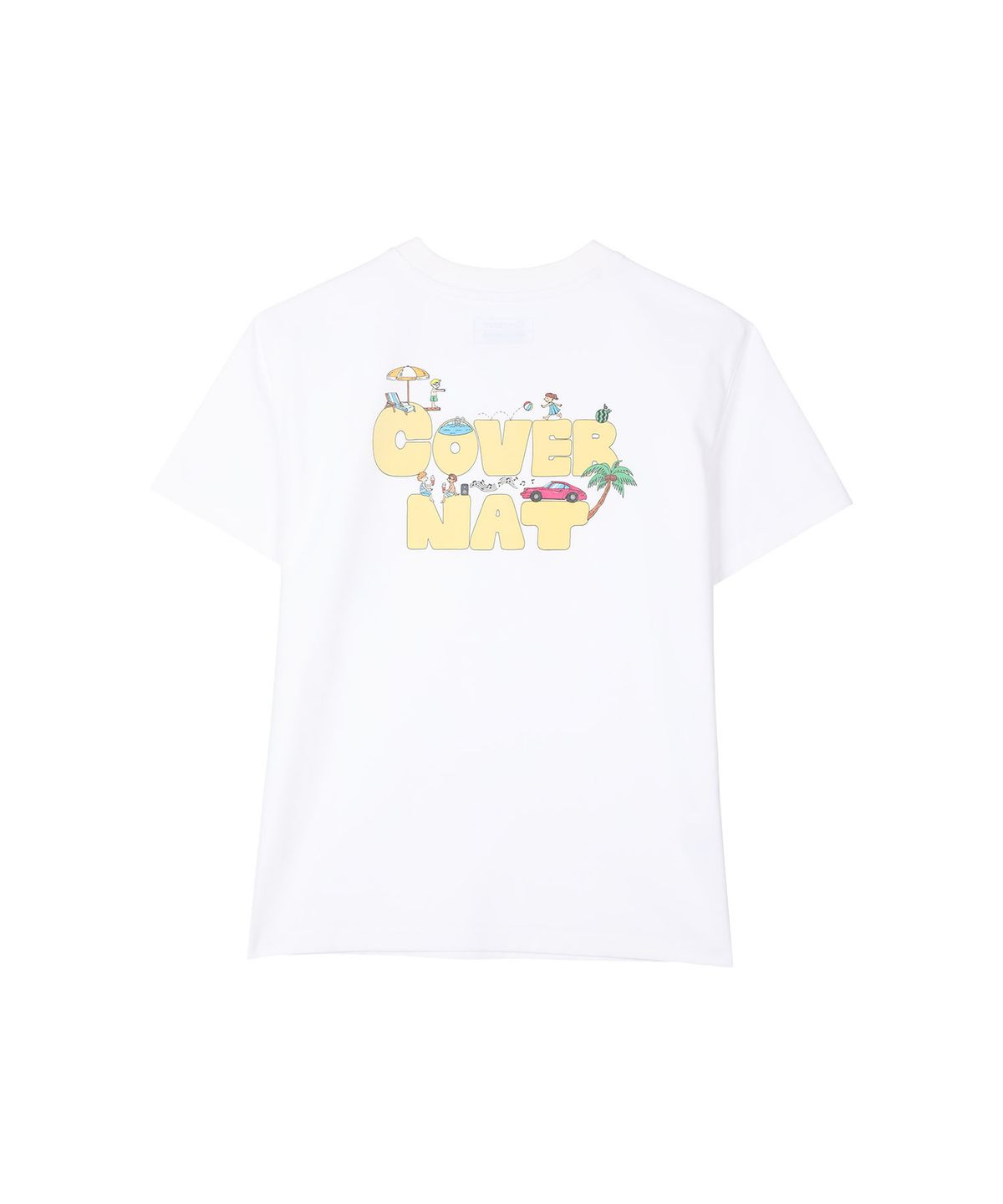 커버낫 키즈(COVERNAT KIDS) 써머 홀리데이 티셔츠 화이트 CK2602ST49WH