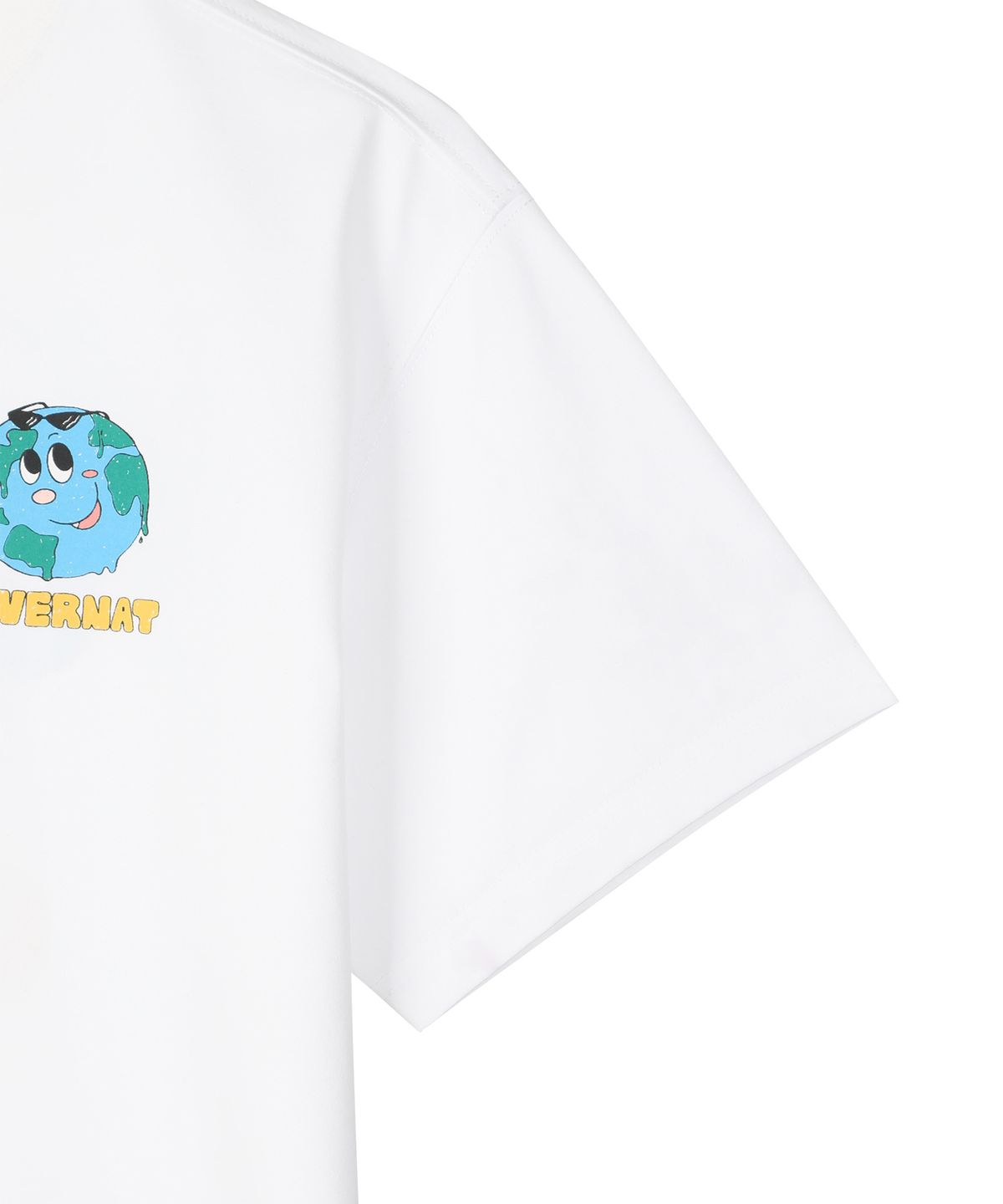 커버낫 키즈(COVERNAT KIDS) 어스 스마일 티셔츠 화이트 CK2602ST47WH