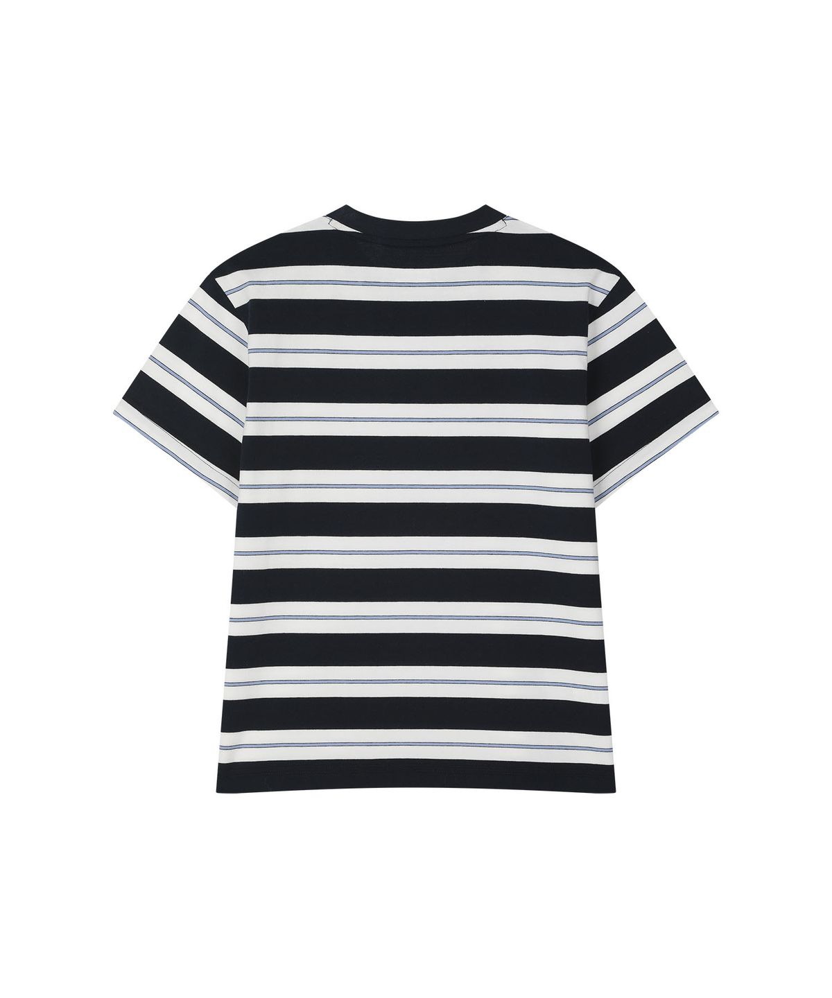 커버낫 키즈(COVERNAT KIDS) 워드마크 스트라이프 티셔츠 네이비 CK2602ST32NA