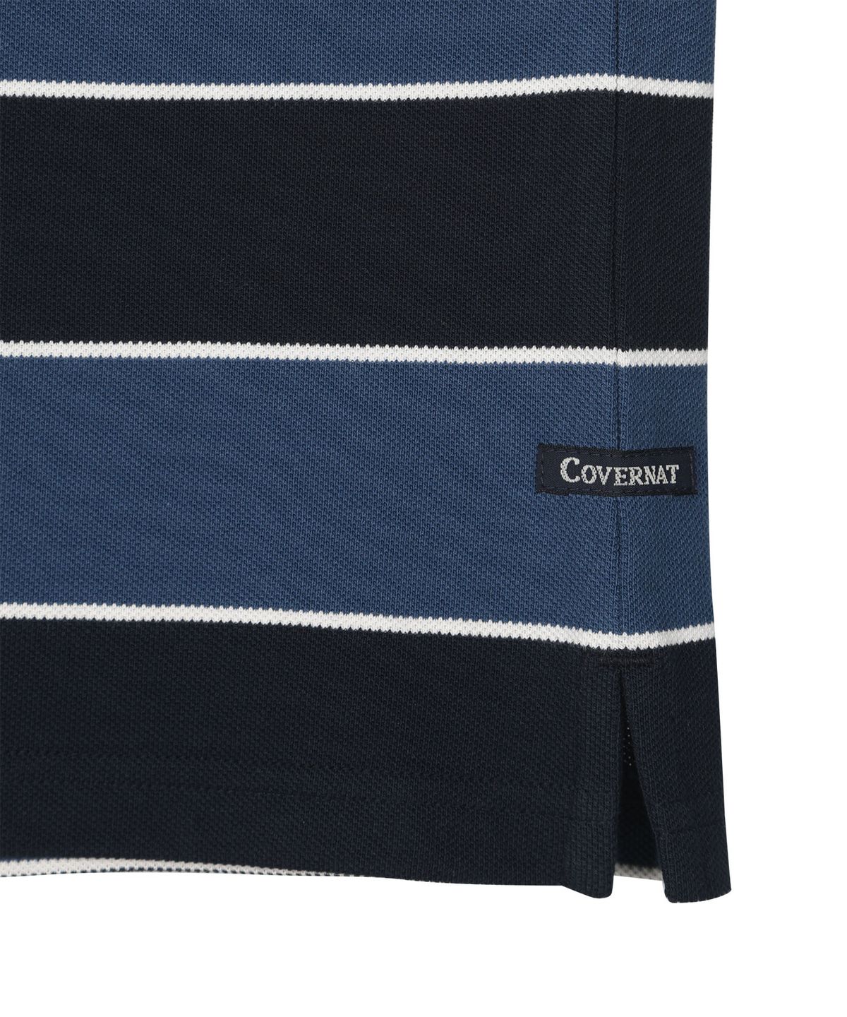 커버낫 키즈(COVERNAT KIDS) C로고 스트라이프 카라티셔츠 네이비 CK2602ST30NA