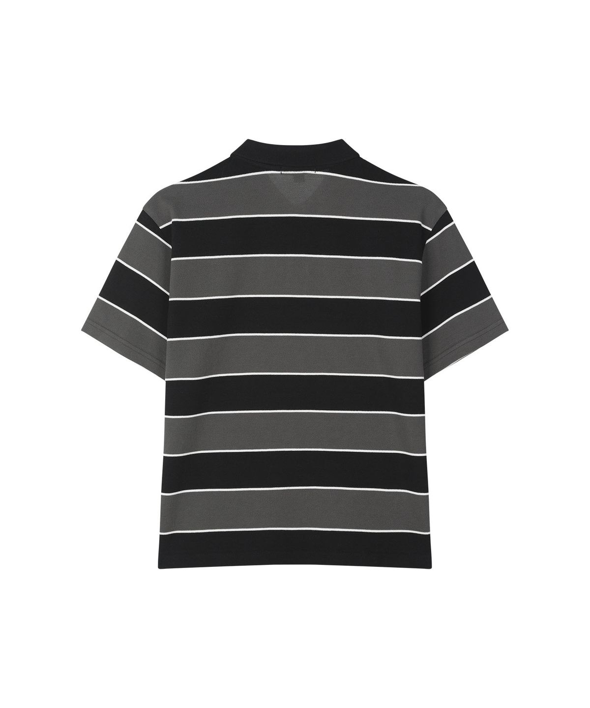 커버낫 키즈(COVERNAT KIDS) C로고 스트라이프 카라티셔츠 블랙 CK2602ST30BK