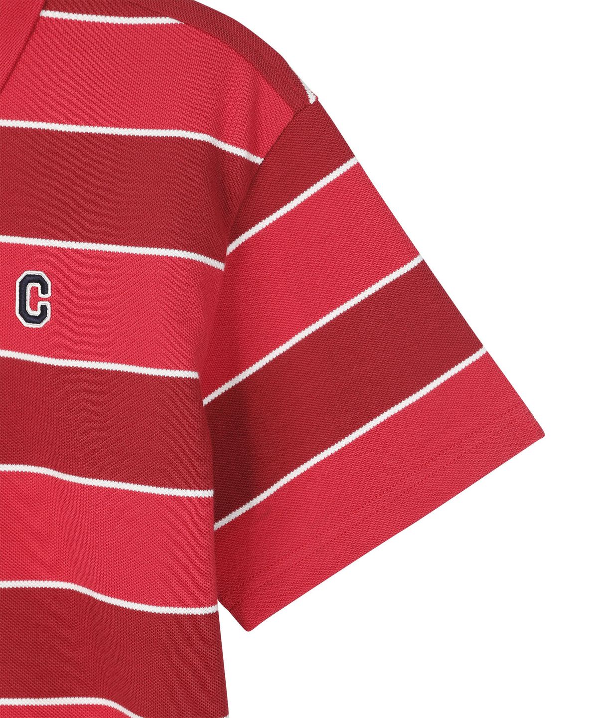 커버낫 키즈(COVERNAT KIDS) C로고 스트라이프 카라티셔츠 레드 CK2602ST30RD