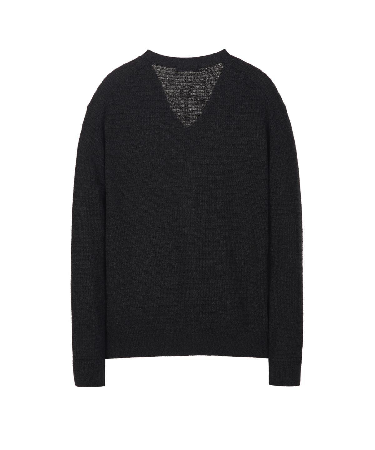 질스튜어트뉴욕 맨(JILLSTUART NEWYORK MEN) 페이퍼 블렌드 가디건 - 블랙 (JNSW6B406BK)