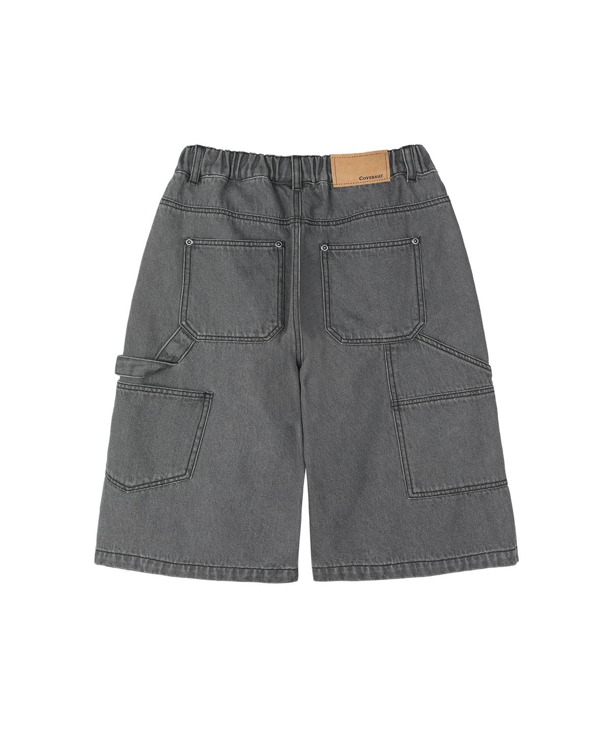 커버낫 키즈(COVERNAT KIDS) 카펜더 버뮤다 데님팬츠 그레이 CK2602IS22GR