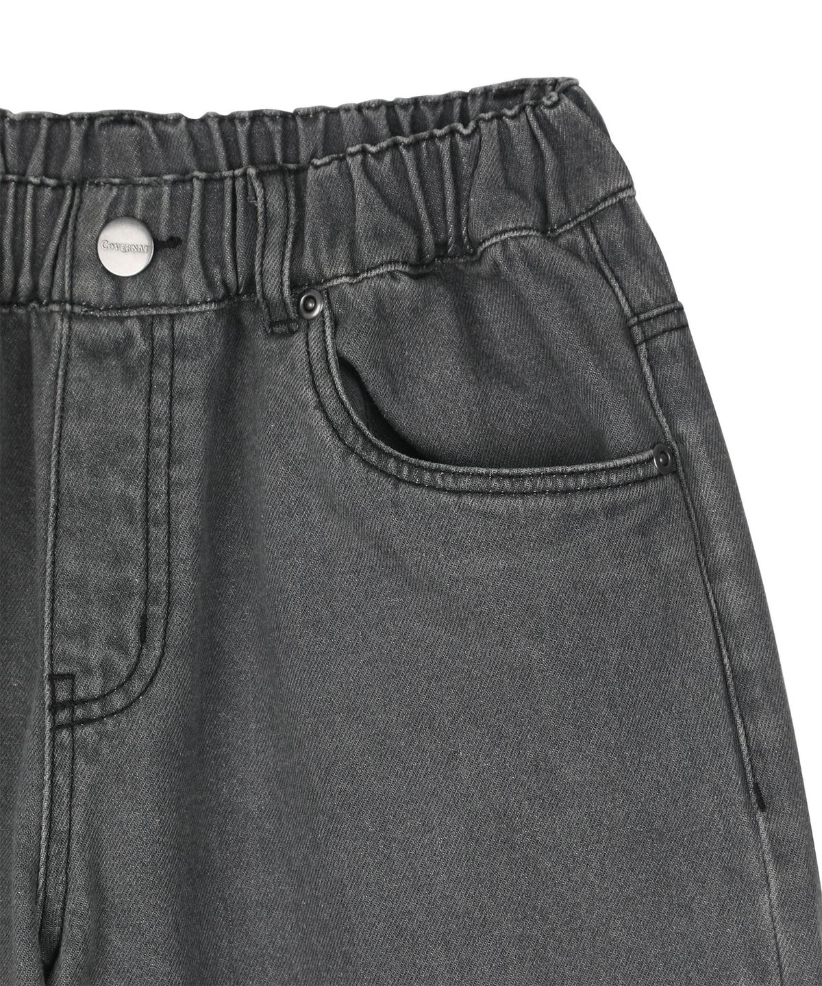커버낫 키즈(COVERNAT KIDS) 카펜더 버뮤다 데님팬츠 그레이 CK2602IS22GR
