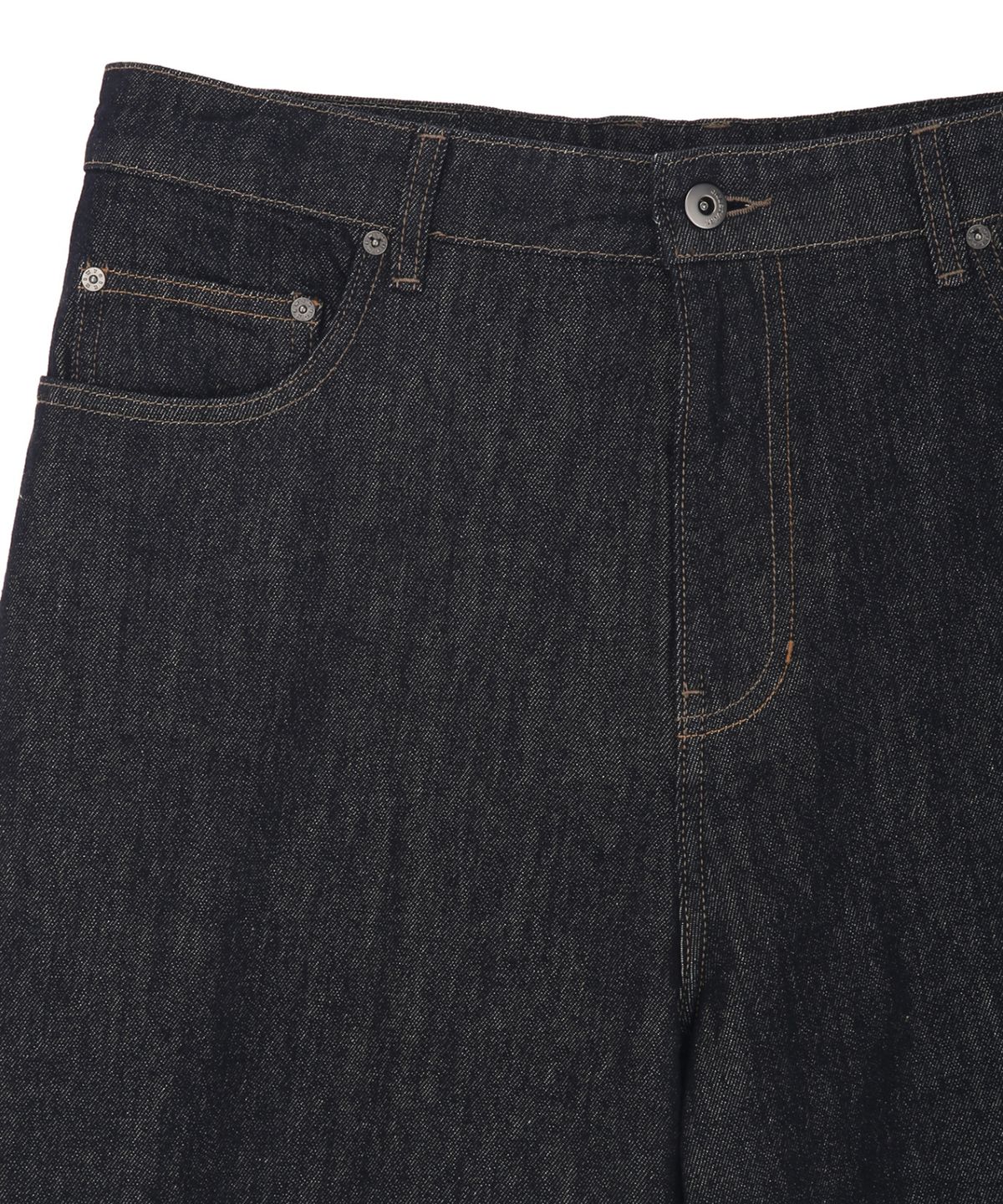 질스튜어트뉴욕 맨(JILLSTUART NEWYORK MEN) 논페이드 롤업 데님 팬츠 - 블랙 (JNPA6B701BK)