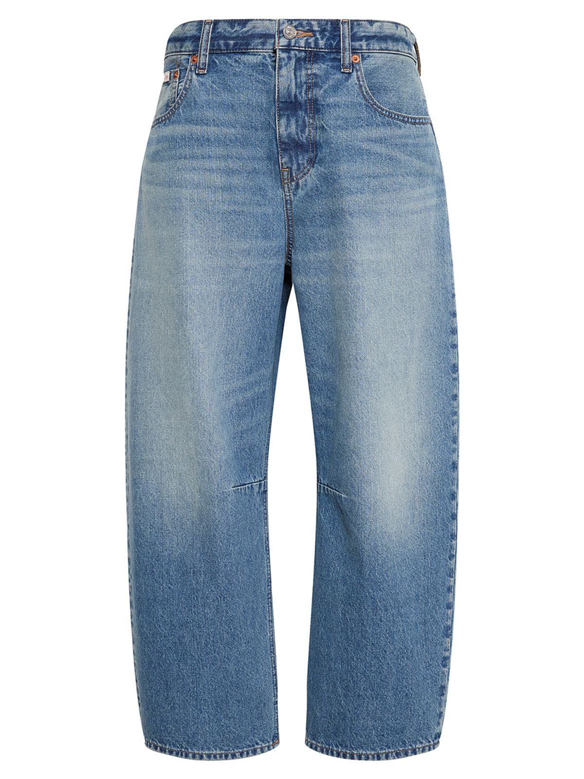 캘빈클라인 진(CALVIN KLEIN JEANS) 여성 크롭드 배럴 데님 47G748G YRE