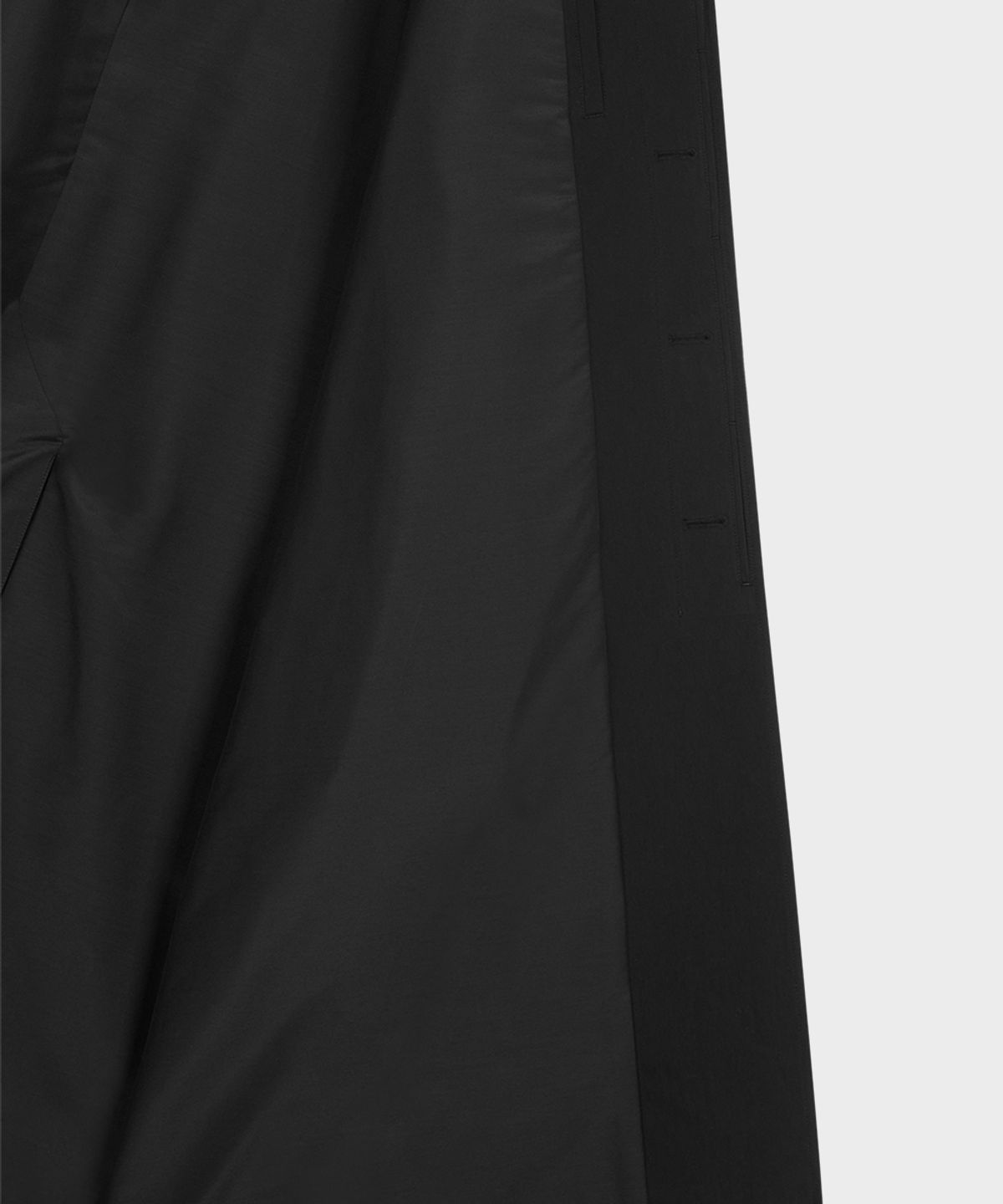 테일던(TAILDERN) Tailored Balmacaan Long Coat Black