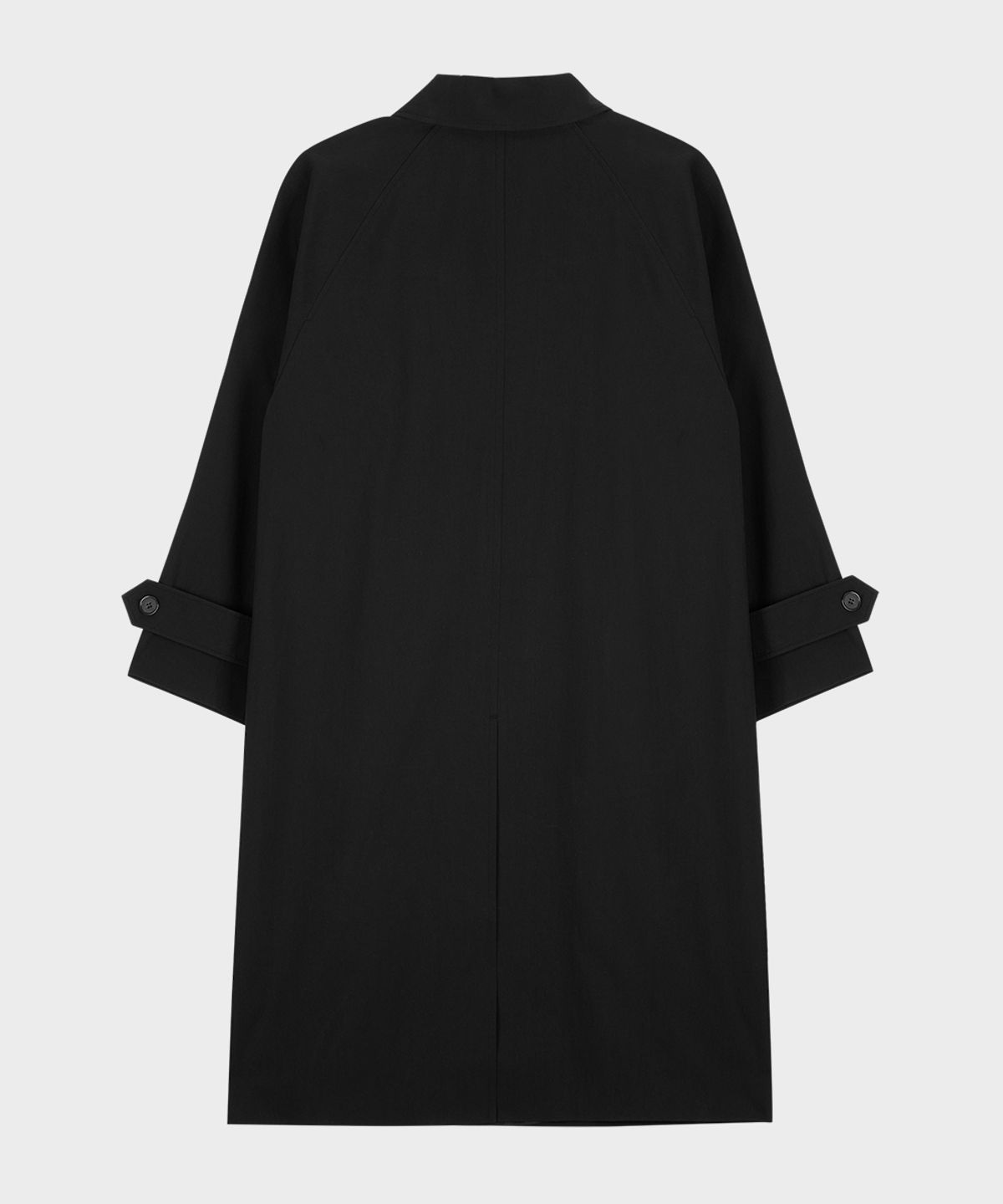 테일던(TAILDERN) Tailored Balmacaan Long Coat Black
