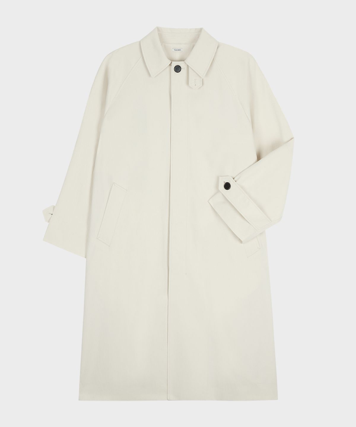 테일던(TAILDERN) Tailored Balmacaan Long Coat Ivory