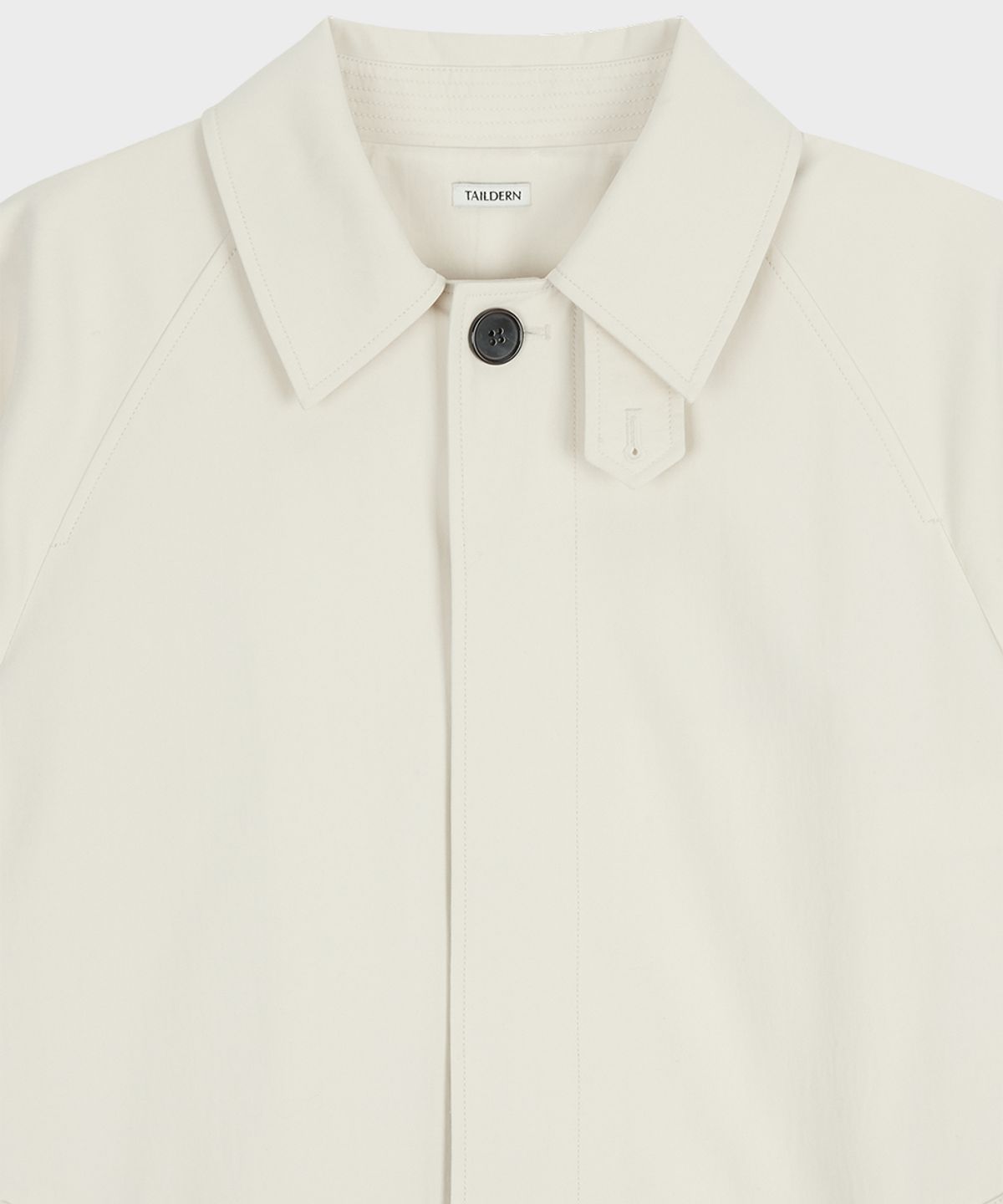 테일던(TAILDERN) Tailored Balmacaan Long Coat Ivory