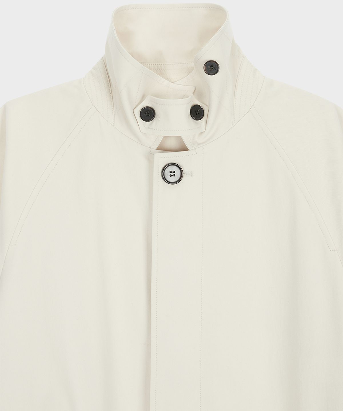 테일던(TAILDERN) Tailored Balmacaan Long Coat Ivory