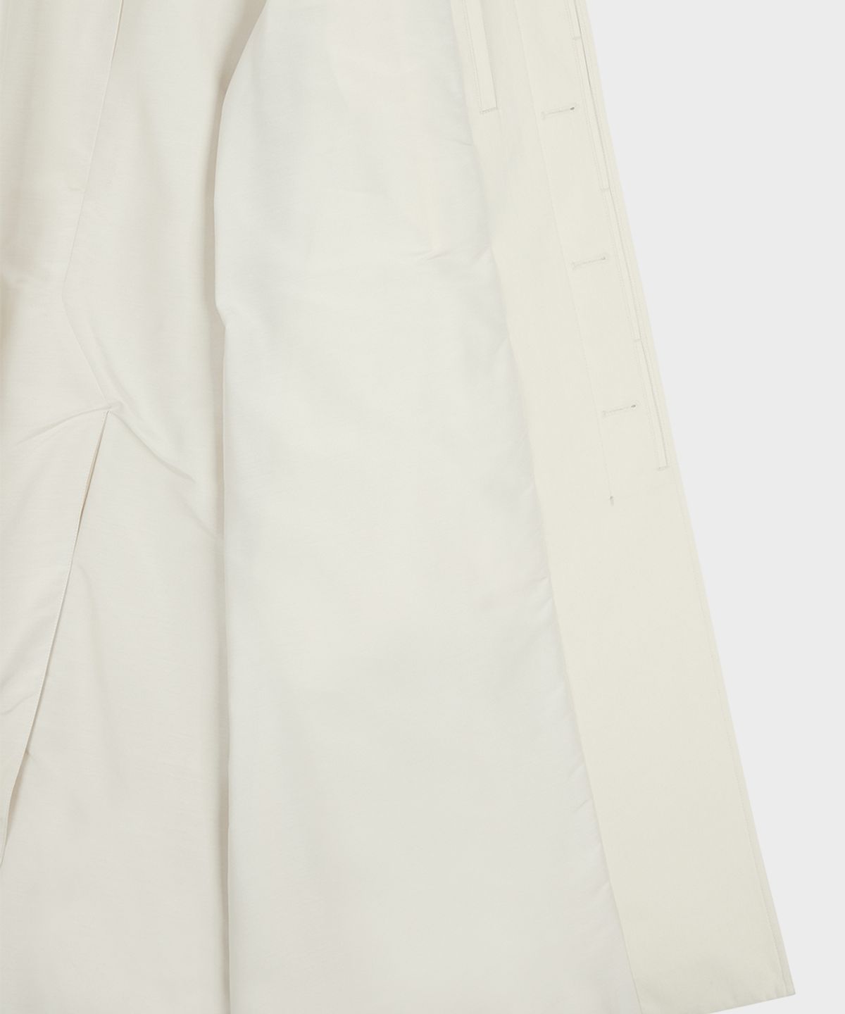 테일던(TAILDERN) Tailored Balmacaan Long Coat Ivory