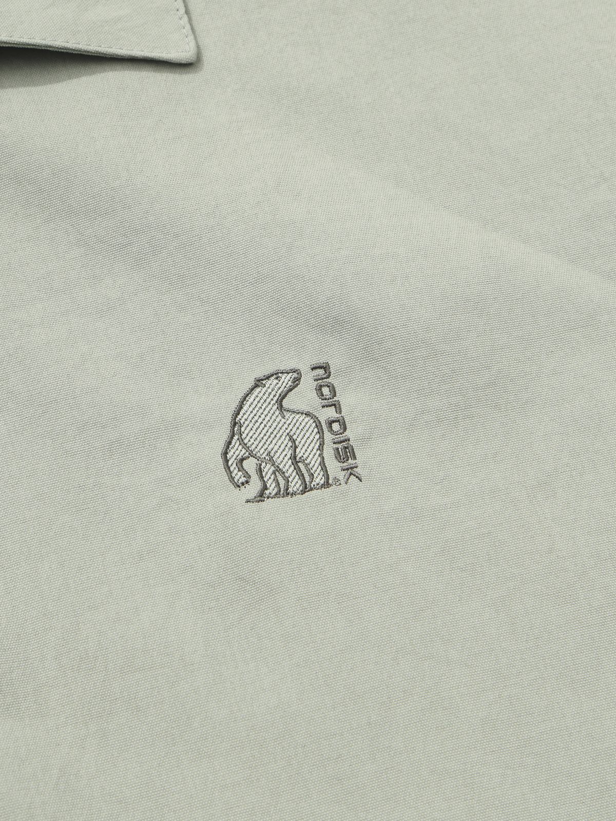 노르디스크(NORDISK) 휘게 프리미엄 포켓 반팔 셔츠 - M_Light Khaki