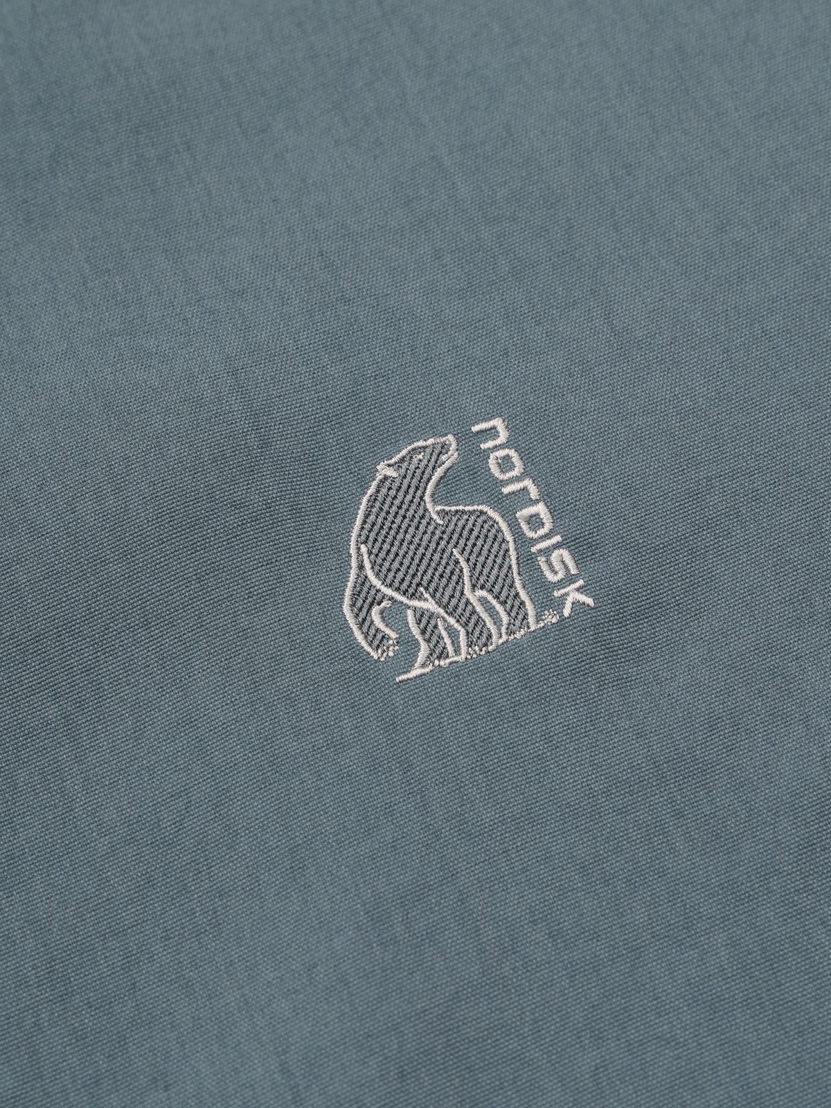 노르디스크(NORDISK) 휘게 프리미엄 포켓 반팔 셔츠 - M_SMOKEY BLUE