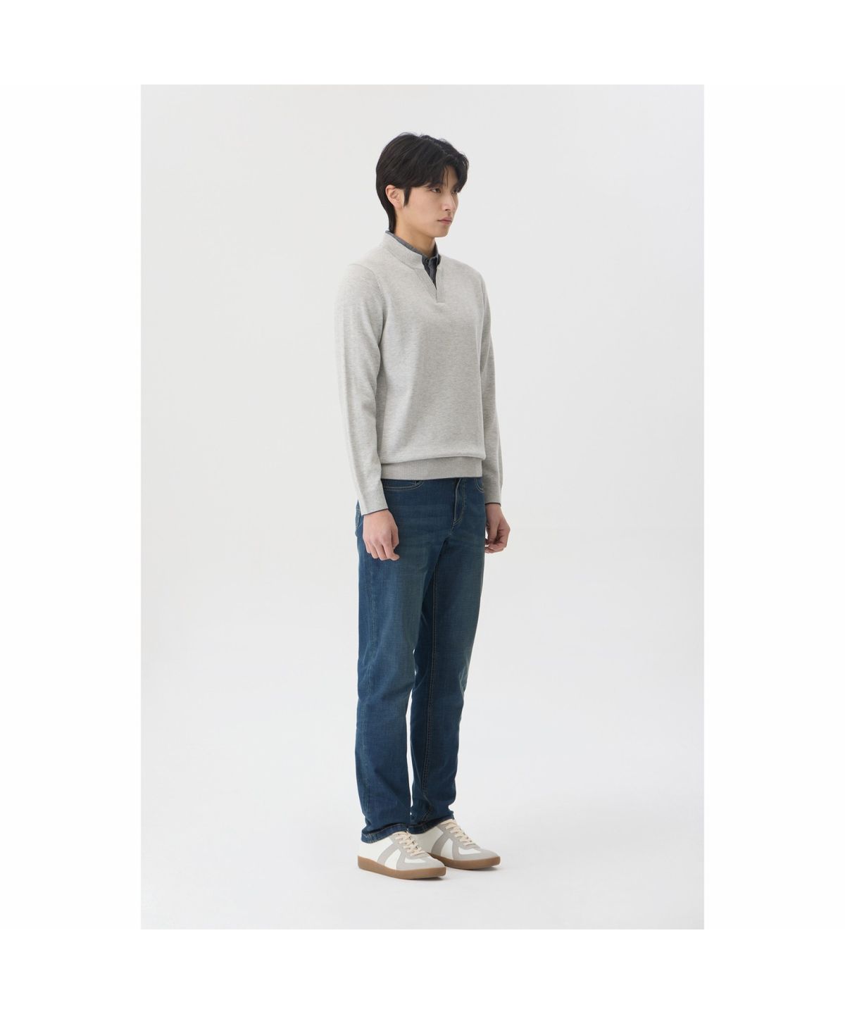 브렌우드(BRENTWOOD) 스탠다드핏 네이비 쿨맥스 데님  BRPDM26511NYX