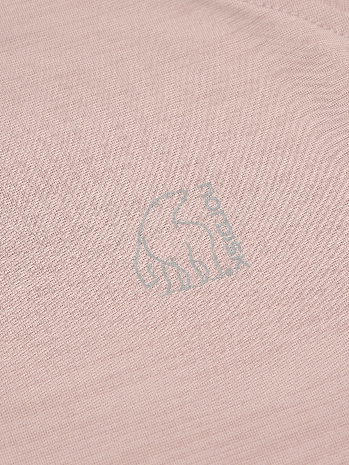 노르디스크(NORDISK) HYGGE HIKE 크롭 반팔티 - W_Light Pink