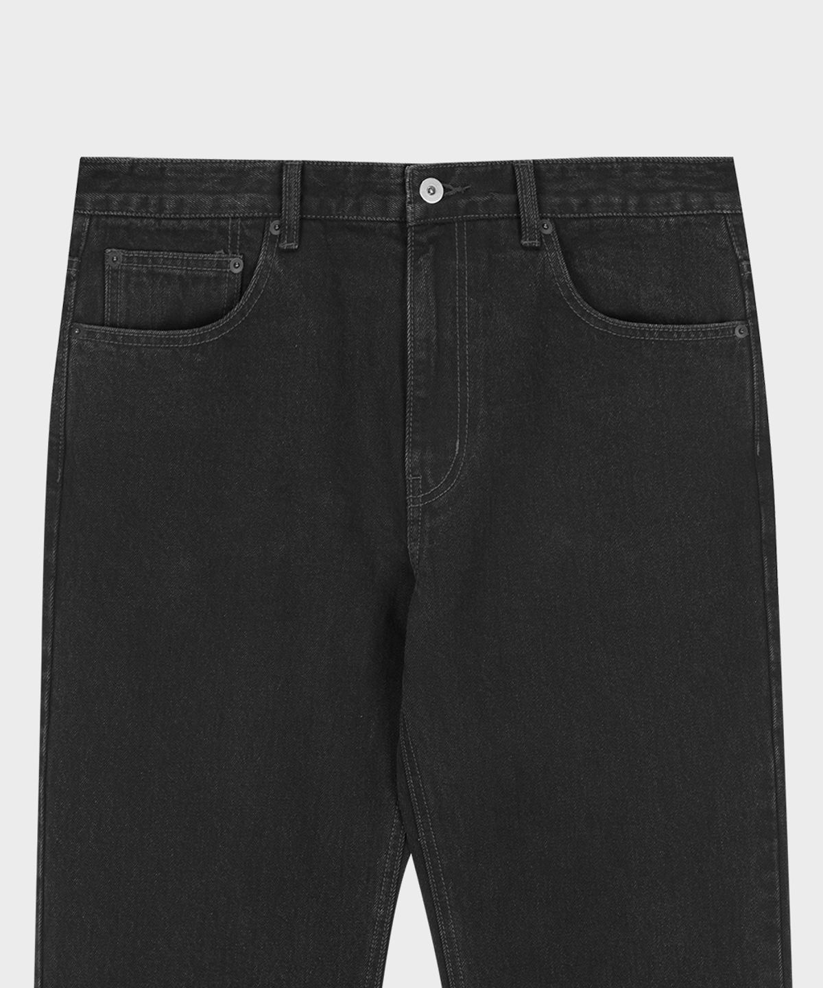 테일던(TAILDERN) Flared Denim Pants Black