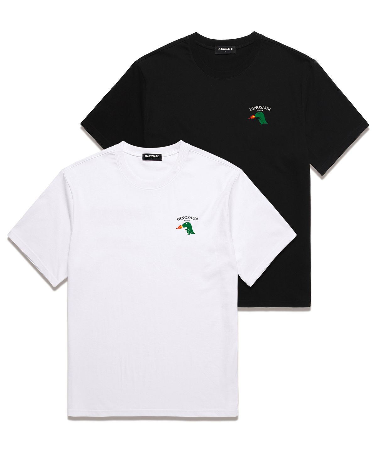 바리게이트(BARIGATE) MINI DINOSAUR 반팔 티셔츠 (BS038) 블랙