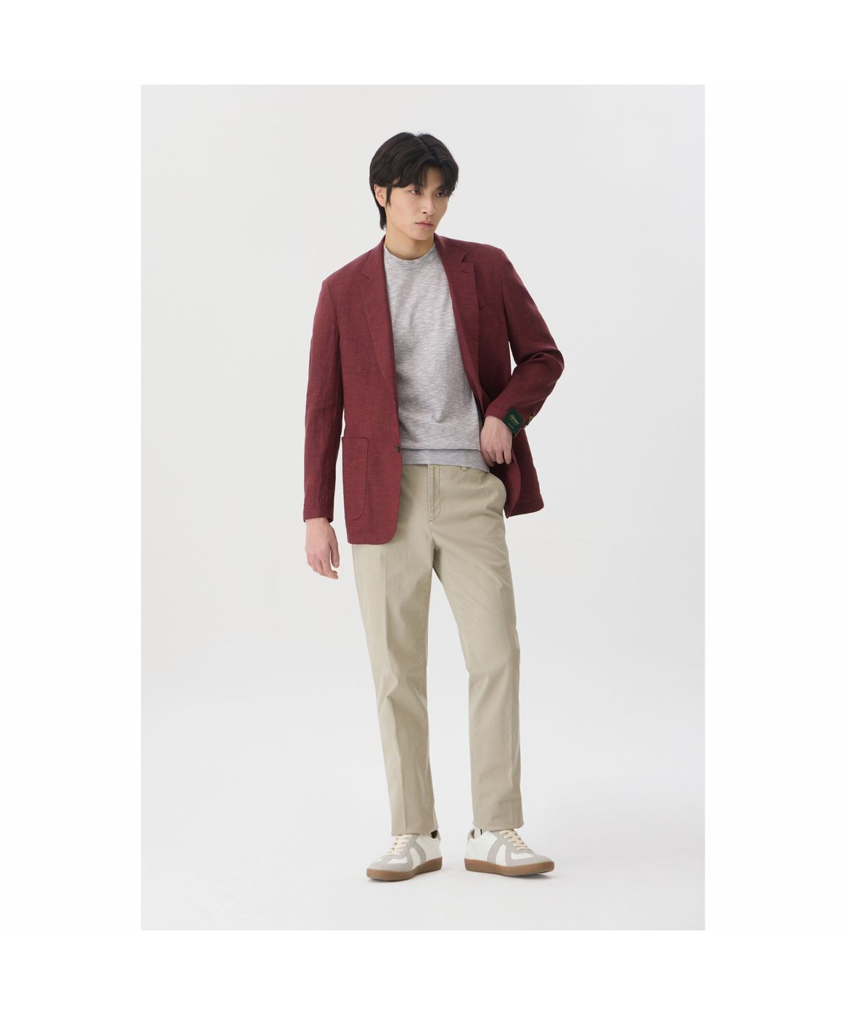 브렌우드(BRENTWOOD) [셀렉션] 린넨100 솔리드 자켓 BRJCM26831REX