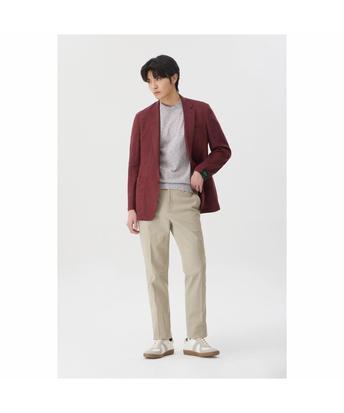 브렌우드(BRENTWOOD) [셀렉션] 린넨100 솔리드 자켓 BRJCM26831REX