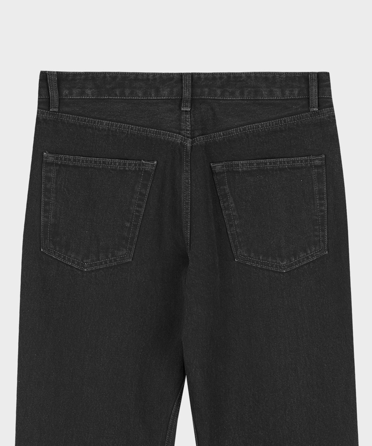 테일던(TAILDERN) Regular Fit Denim Pants Black