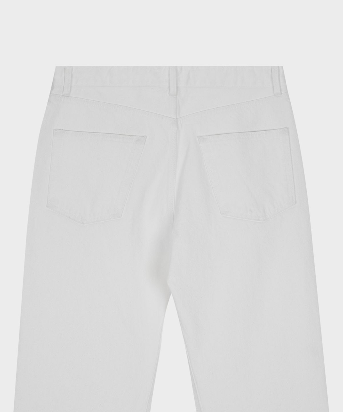테일던(TAILDERN) Regular Fit Denim Pants White