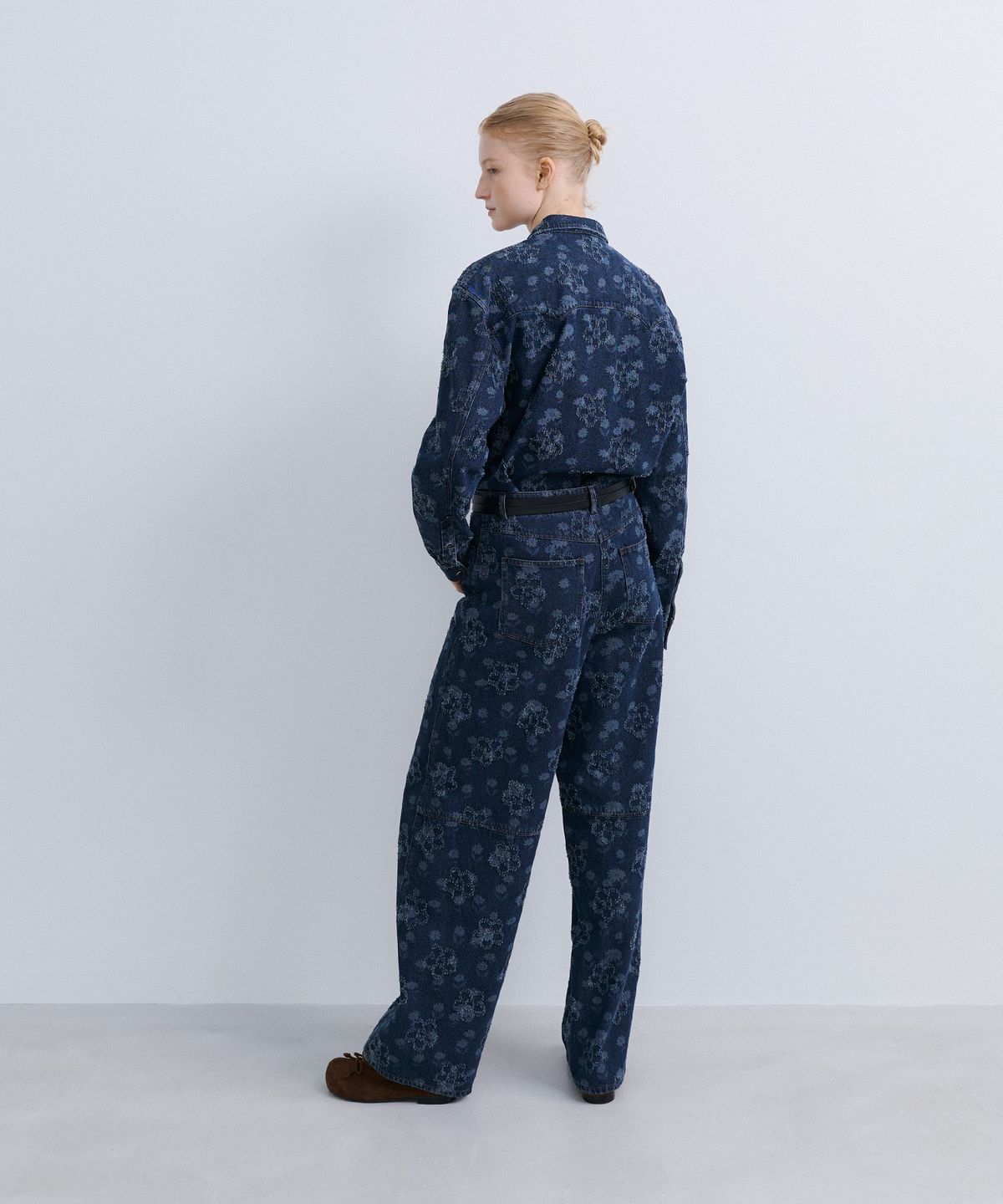 에핑글러(EPINGLER) FLOWER DENIM - TIN BLUE