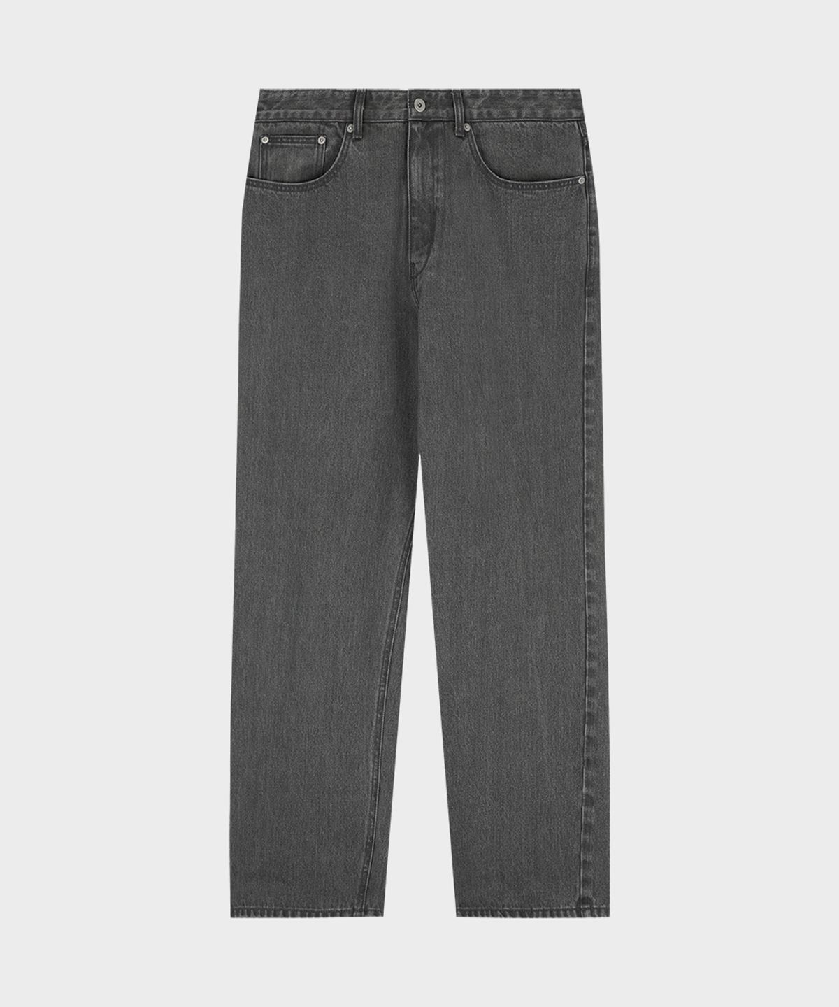 테일던(TAILDERN) Relaxed Fit Denim Pants Grey