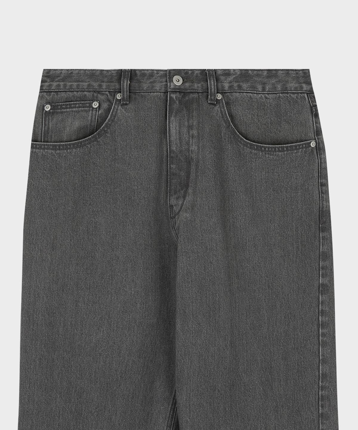 테일던(TAILDERN) Relaxed Fit Denim Pants Grey