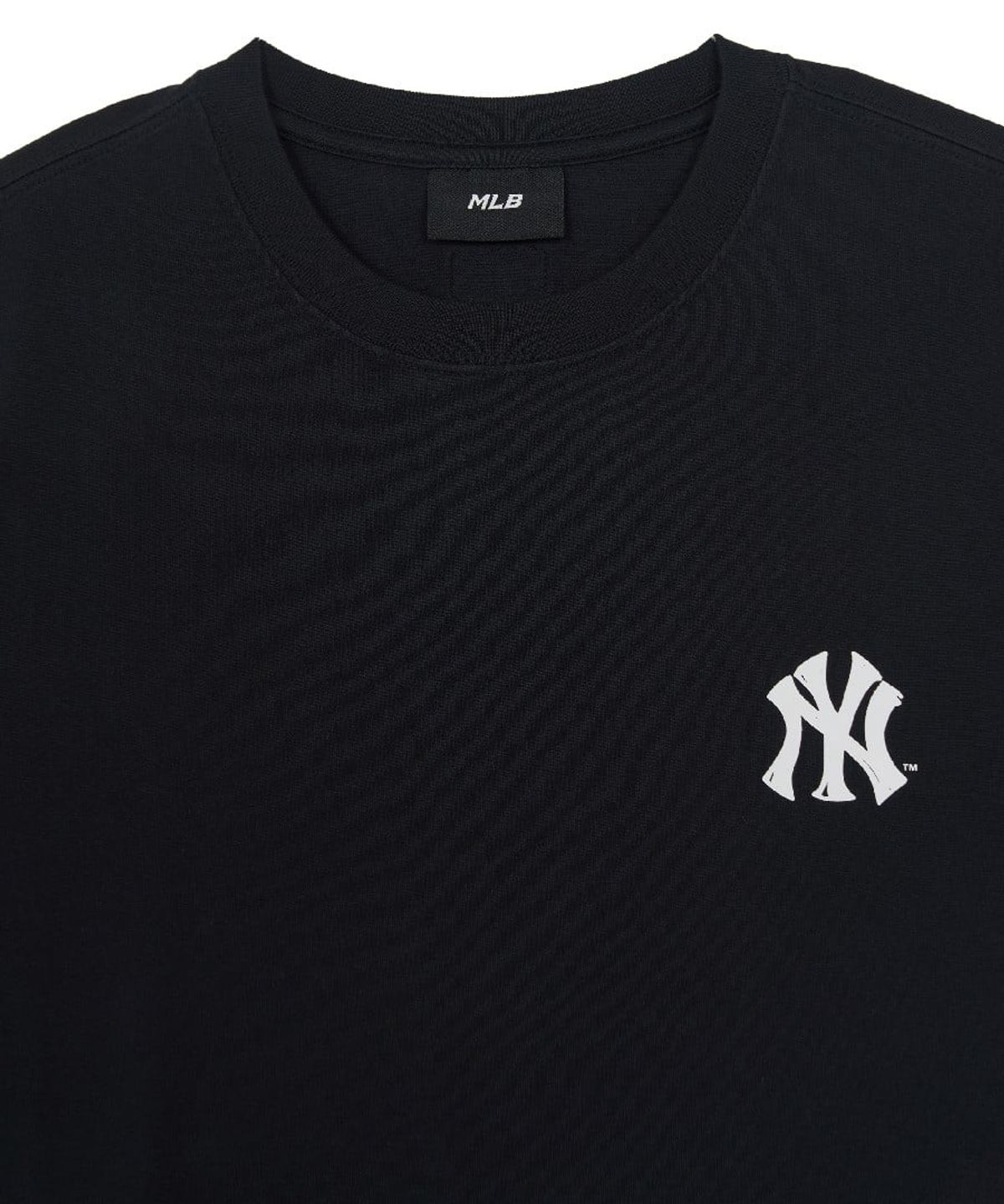 엠엘비(MLB) 베이직 스트릿 등판레터 오버핏 반팔 티셔츠 NY (Black)