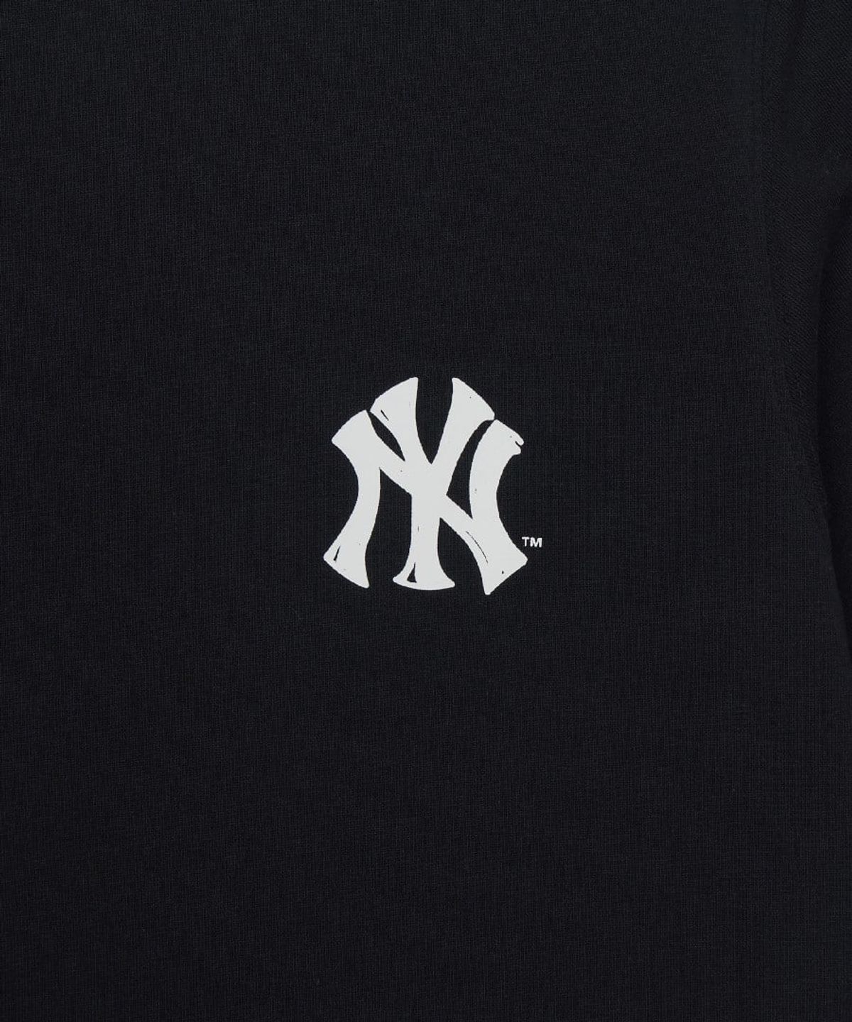 엠엘비(MLB) 베이직 스트릿 등판레터 오버핏 반팔 티셔츠 NY (Black)