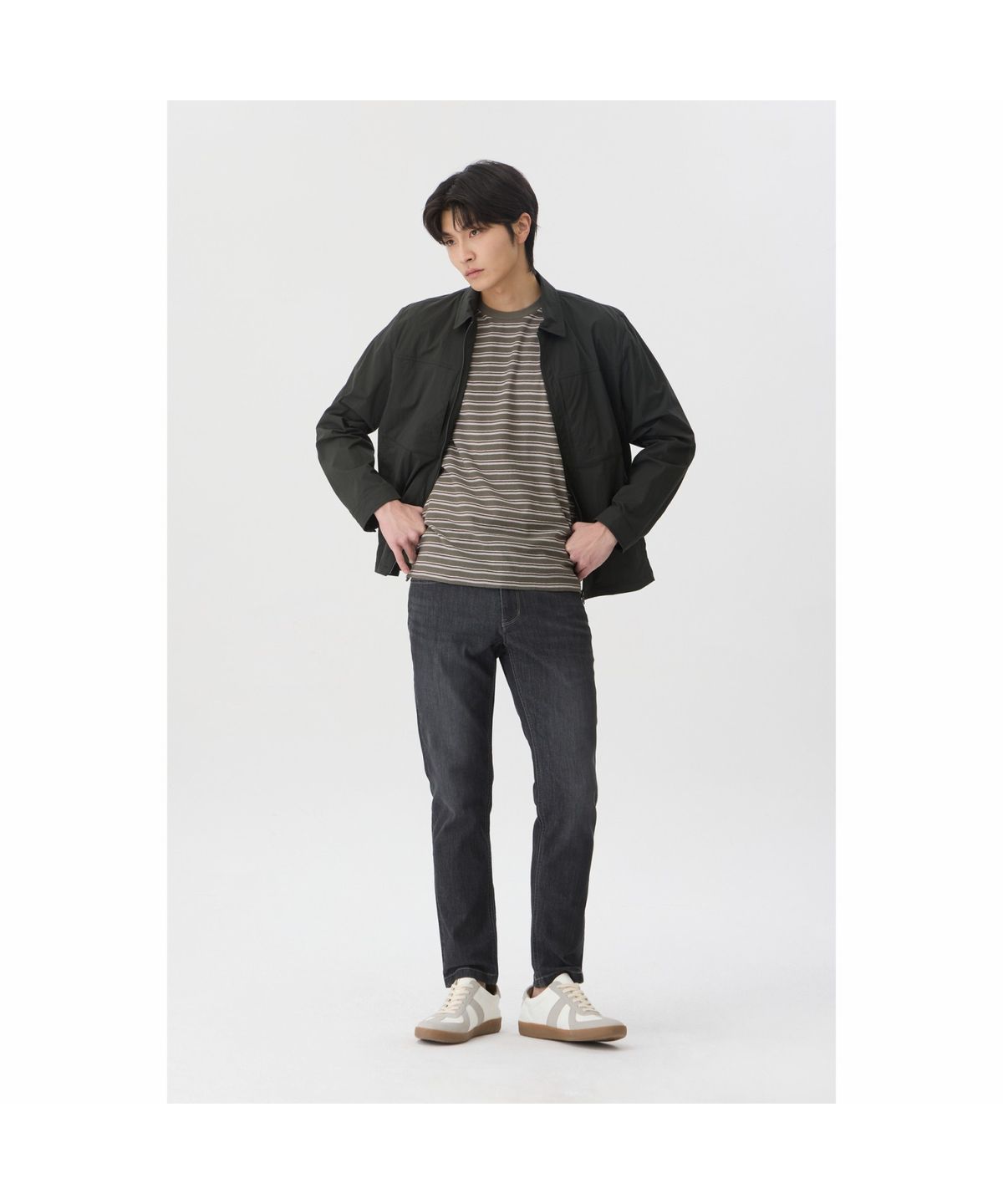 브렌우드(BRENTWOOD) [페리자켓] 심플 경량 트러커 BRUAM26561KHX