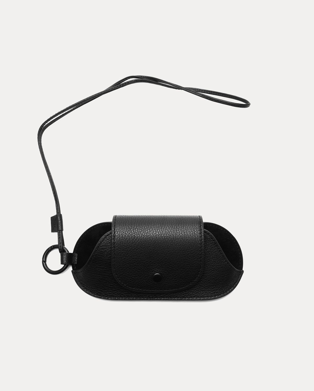 래쉬(LASH) LEATHER EYEWEAR NECKLACE (BLACK)