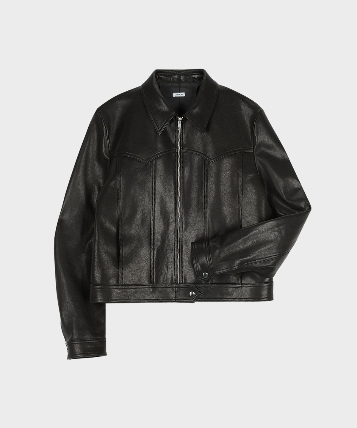 테일던(TAILDERN) Gordon Single Rider Leather Jakcet Black