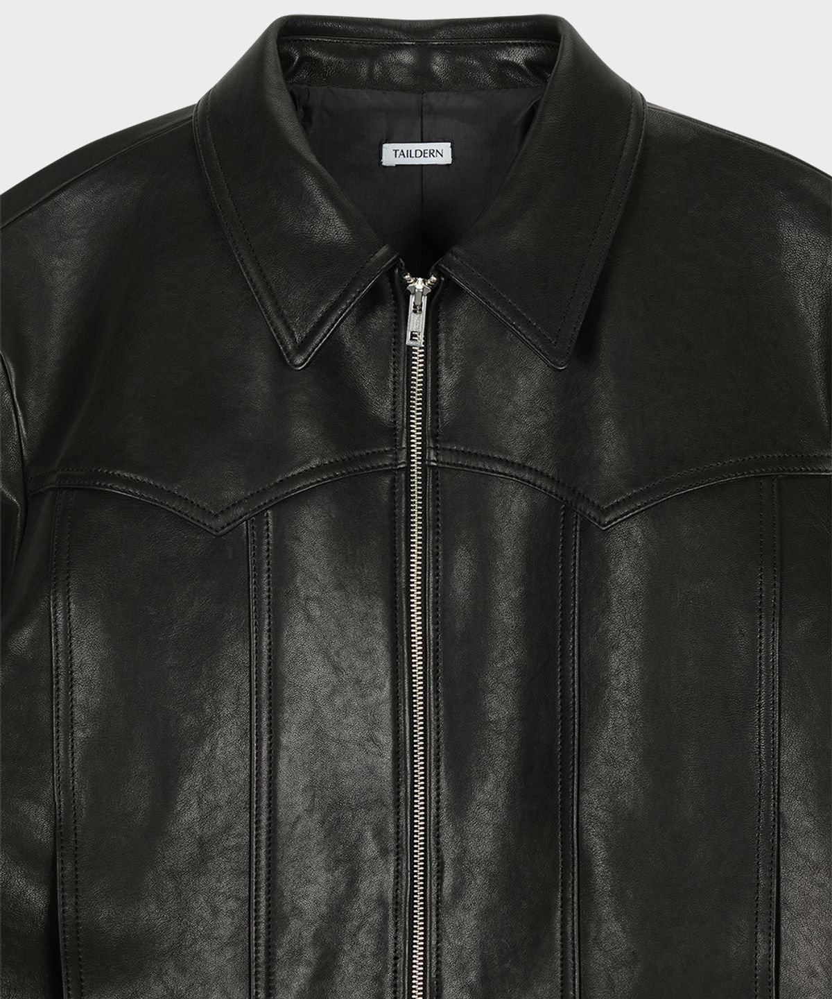 테일던(TAILDERN) Gordon Single Rider Leather Jakcet Black