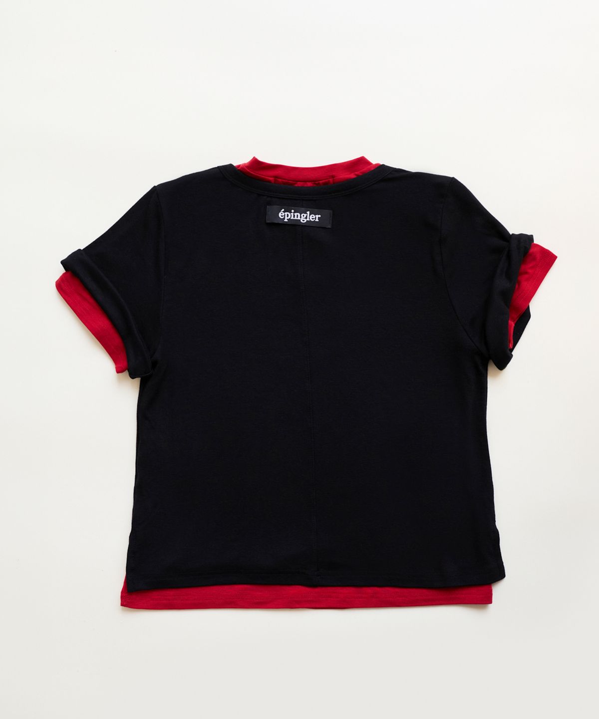 에핑글러(EPINGLER) SPOONING LAYERED T - BLACK